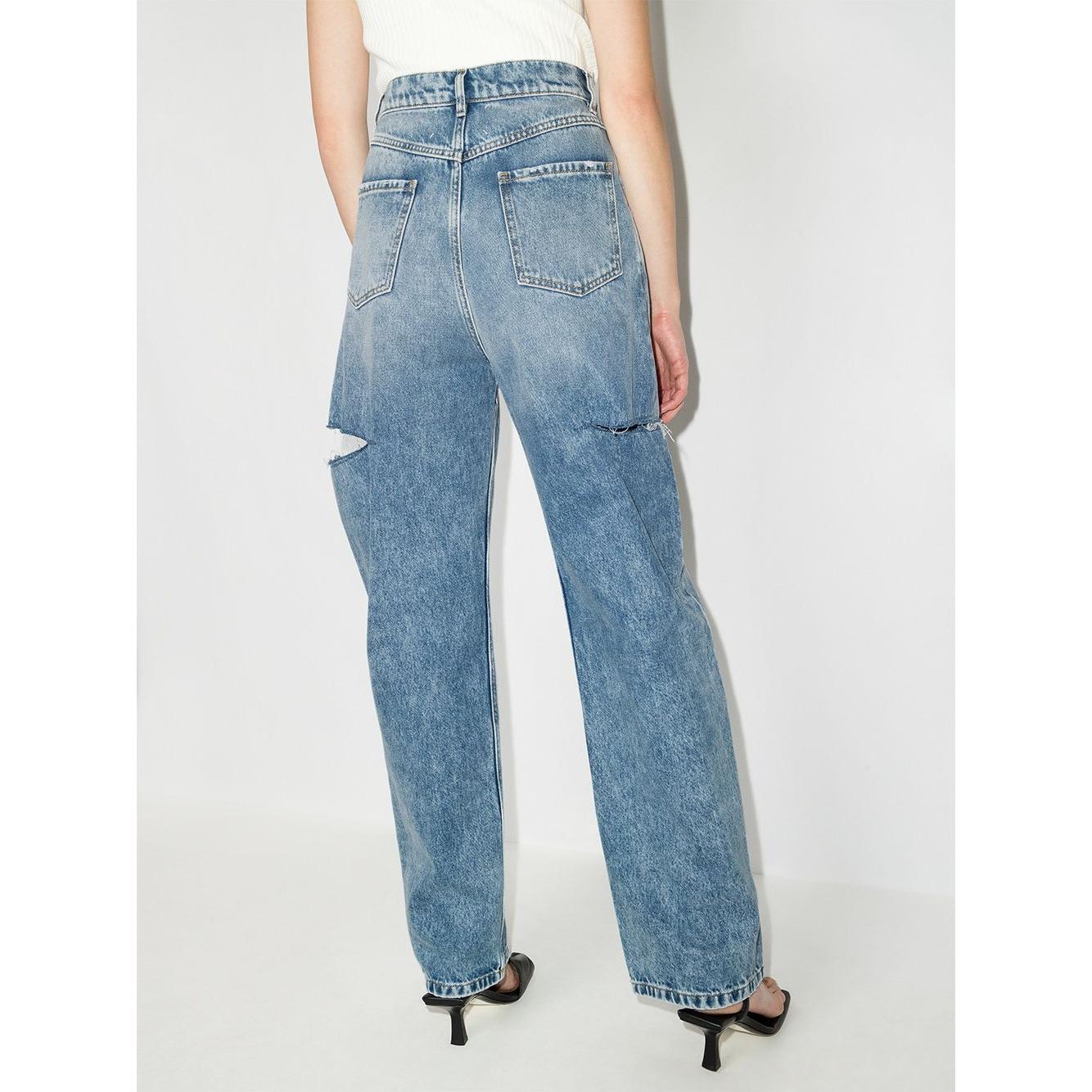 Maison Margiela distressed straight-leg jeans