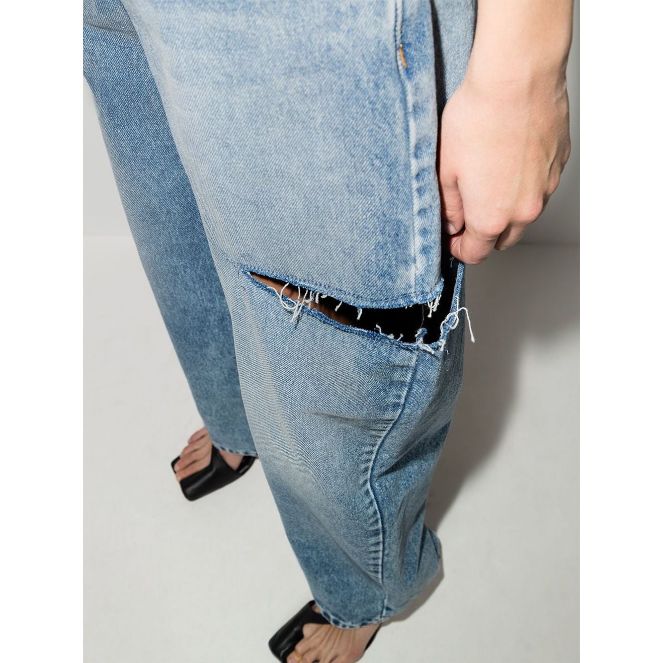 Maison Margiela distressed straight-leg jeans