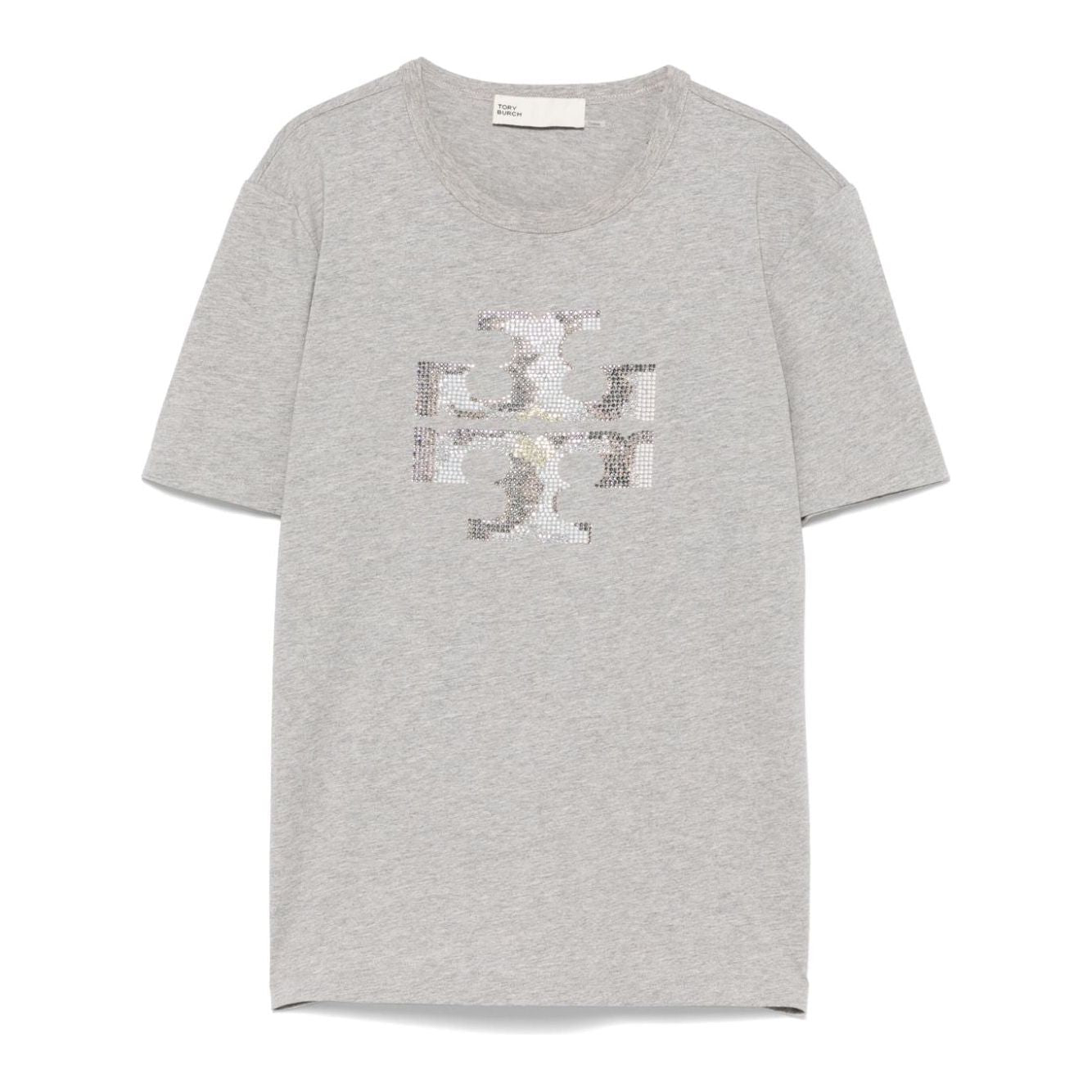 Tory Burch T-shirts and Polos Grey Topwear Tory Burch Gray