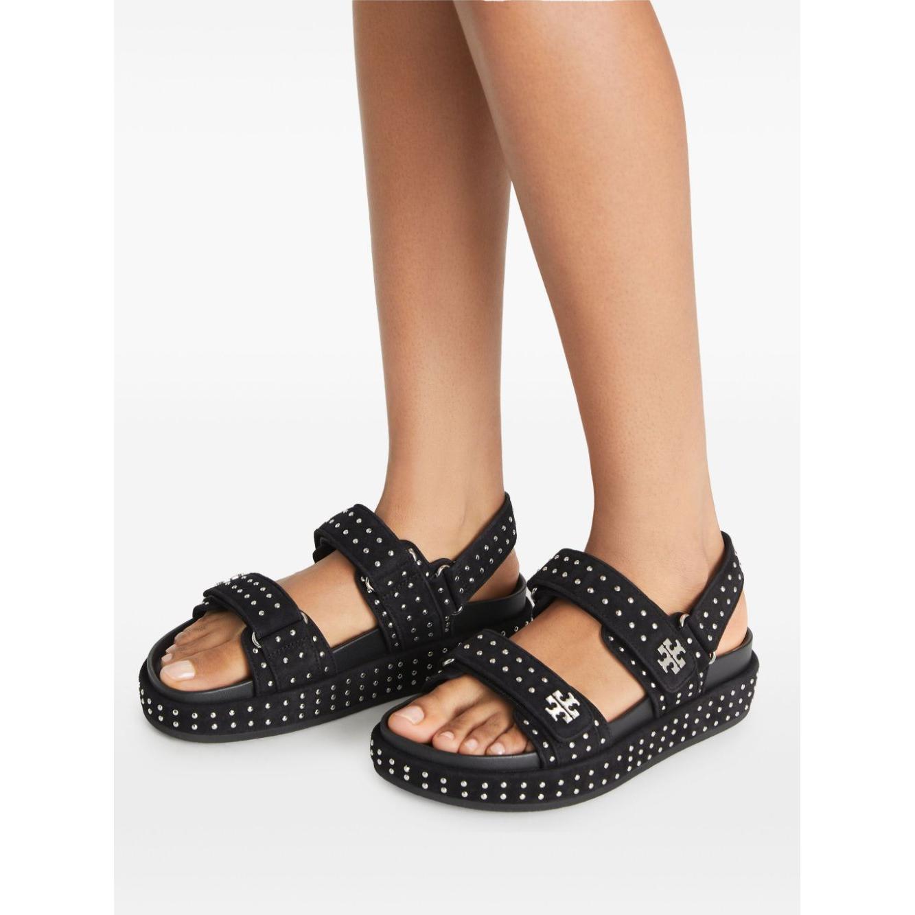 Tory Burch Kira studded sandals Sandals Tory Burch Antique White