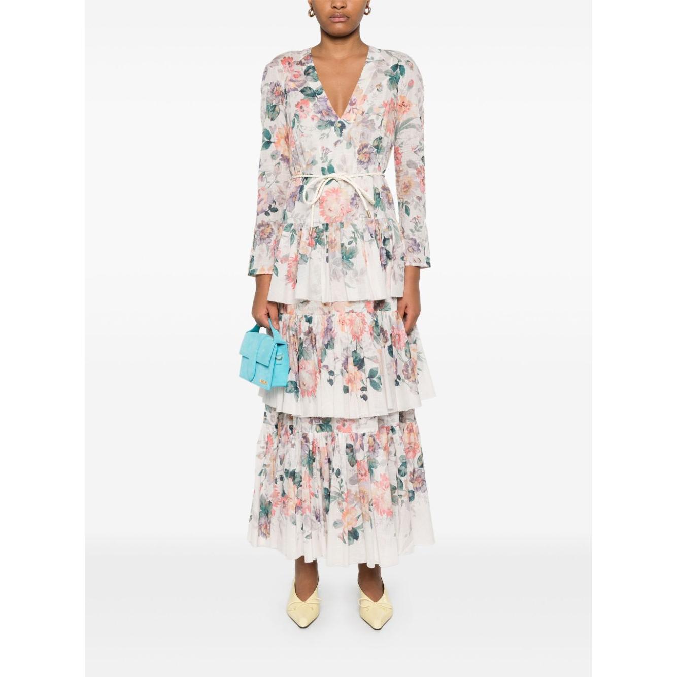 Zimmermann Dresses Beige Dresses Zimmermann White Smoke