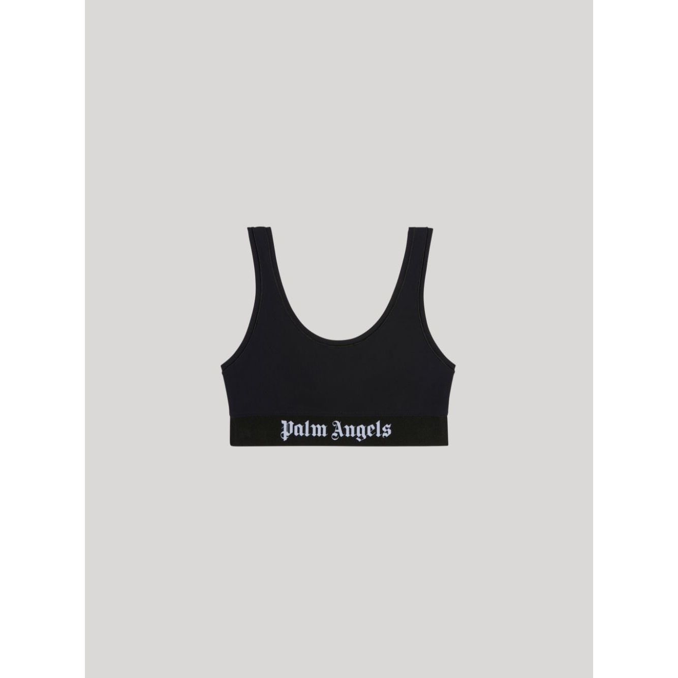 Palm Angels logo sport bra Topwear Palm Angels Light Gray