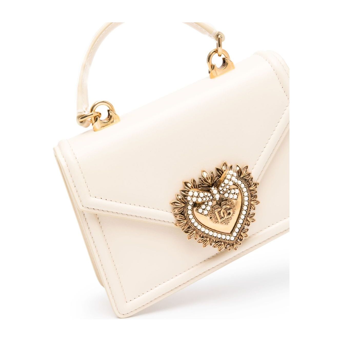 Dolce & Gabbana small Devotion tote bag Handbag Dolce & Gabbana Antique White