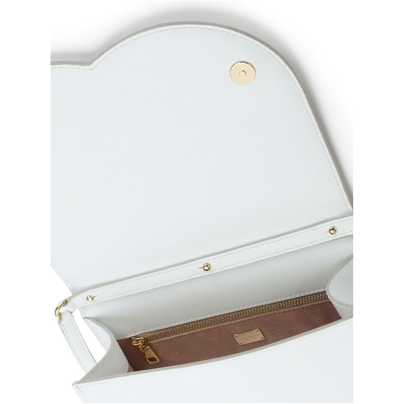 Dolce & Gabbana Calfskin DG Logo crossbody bag Shoulder Dolce & Gabbana Lavender