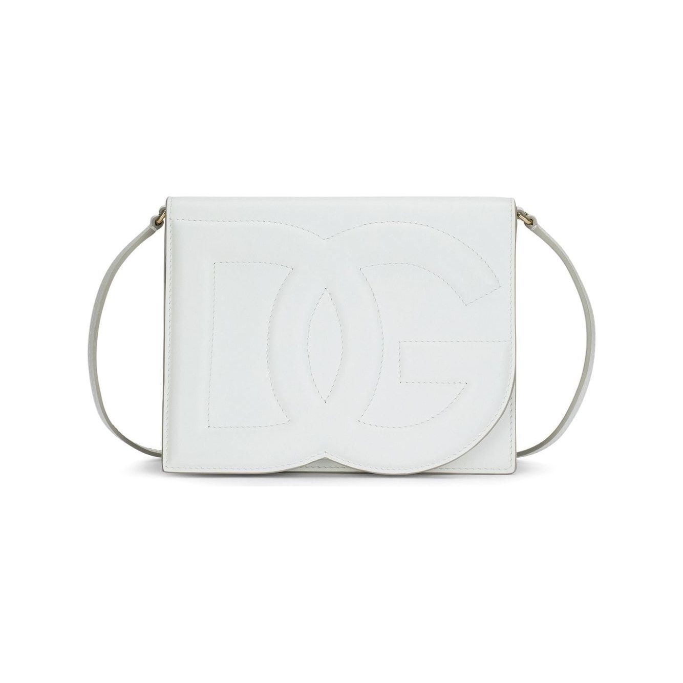 Dolce & Gabbana Calfskin DG Logo crossbody bag Shoulder Dolce & Gabbana Lavender