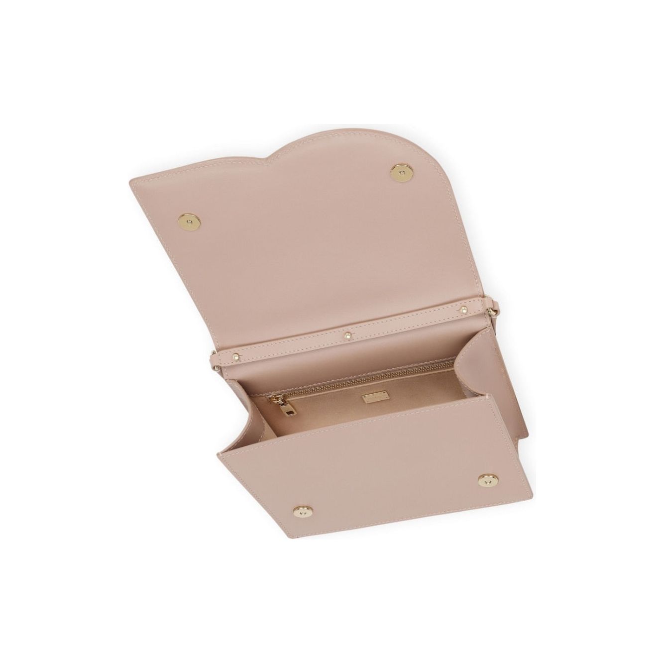 Dolce & Gabbana Calfskin DG Logo crossbody bag Shoulder Dolce & Gabbana Tan