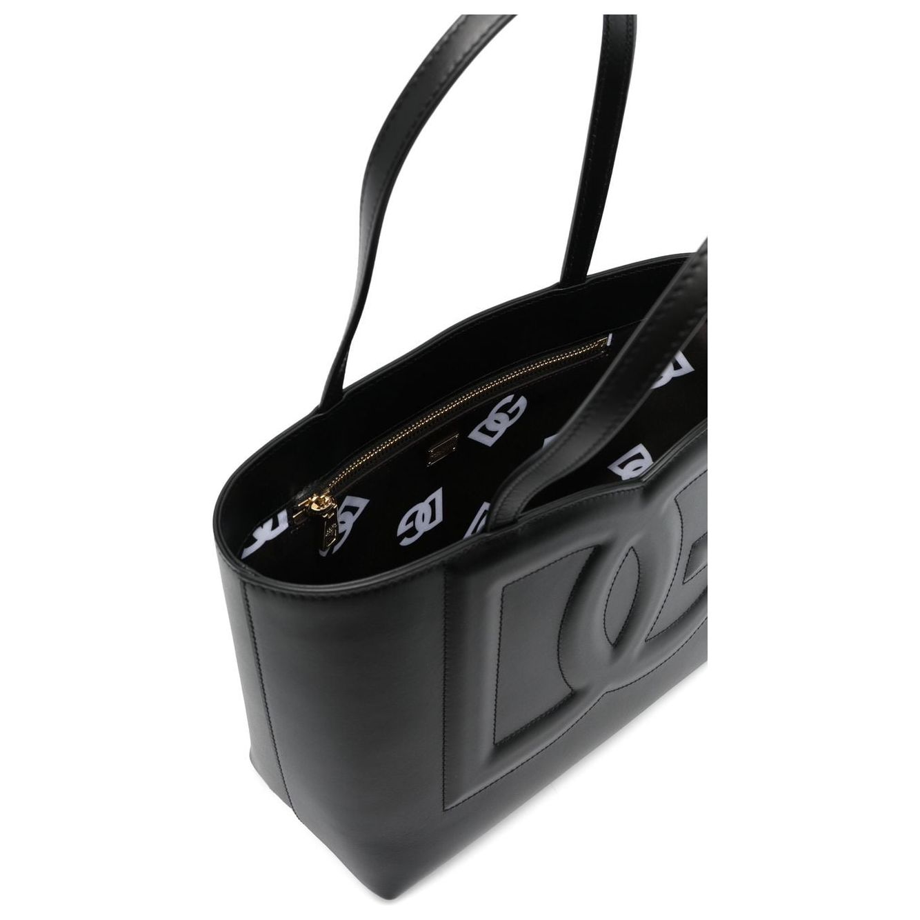 Dolce & Gabbana Small calfskin DG Logo shopper Bag Shopper Dolce & Gabbana Dark Slate Gray