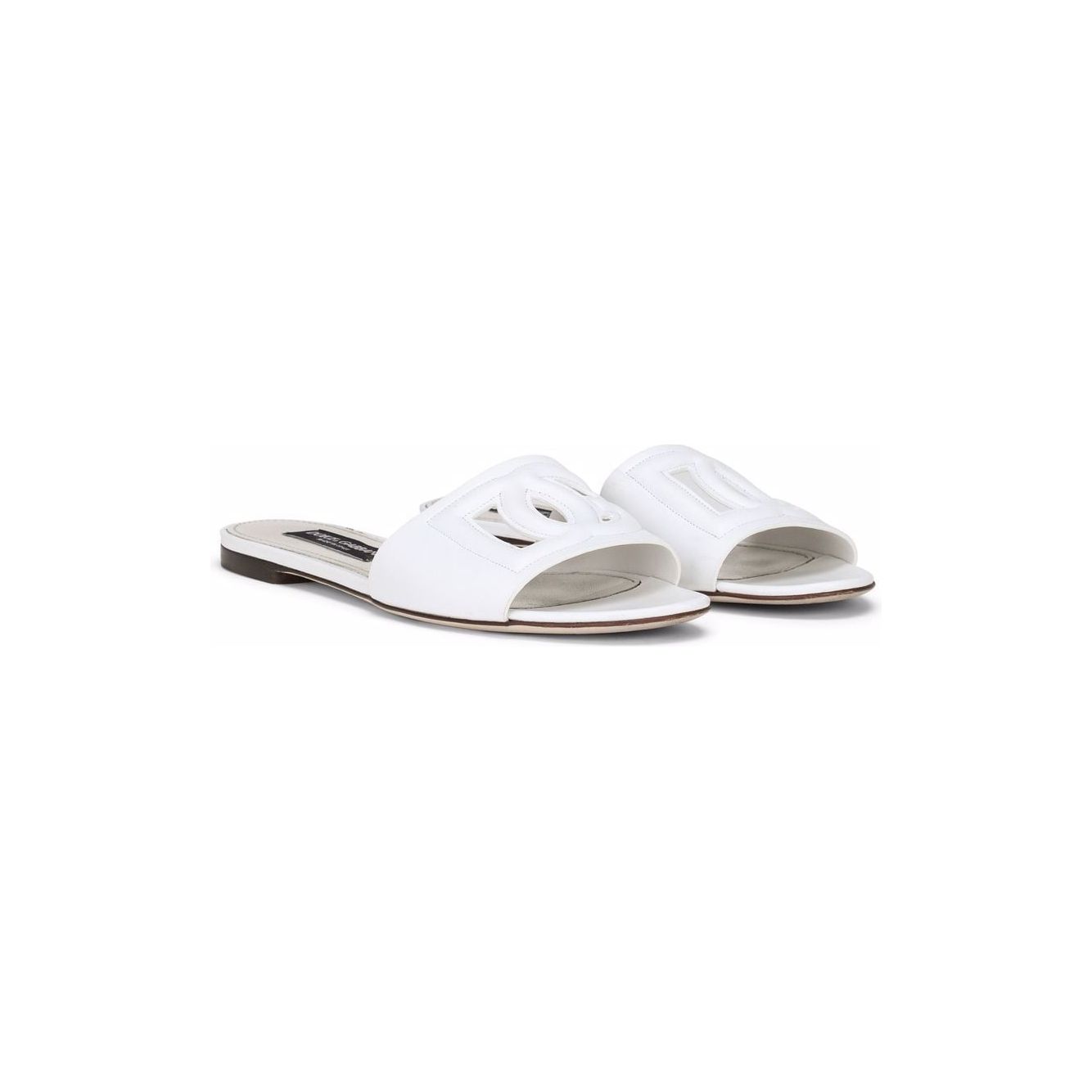 Dolce & Gabbana DG Logo leather sandals