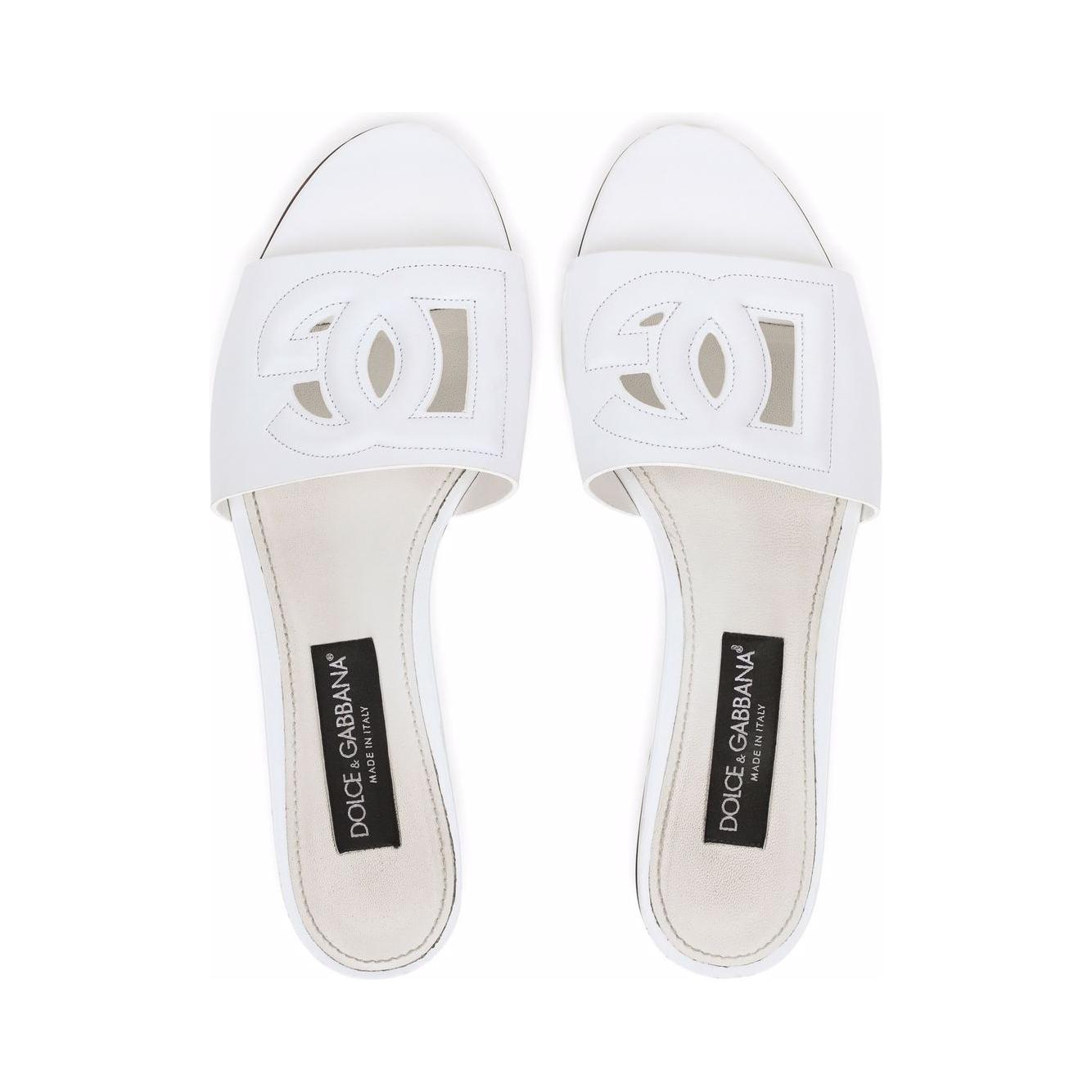 Dolce & Gabbana DG Logo leather sandals
