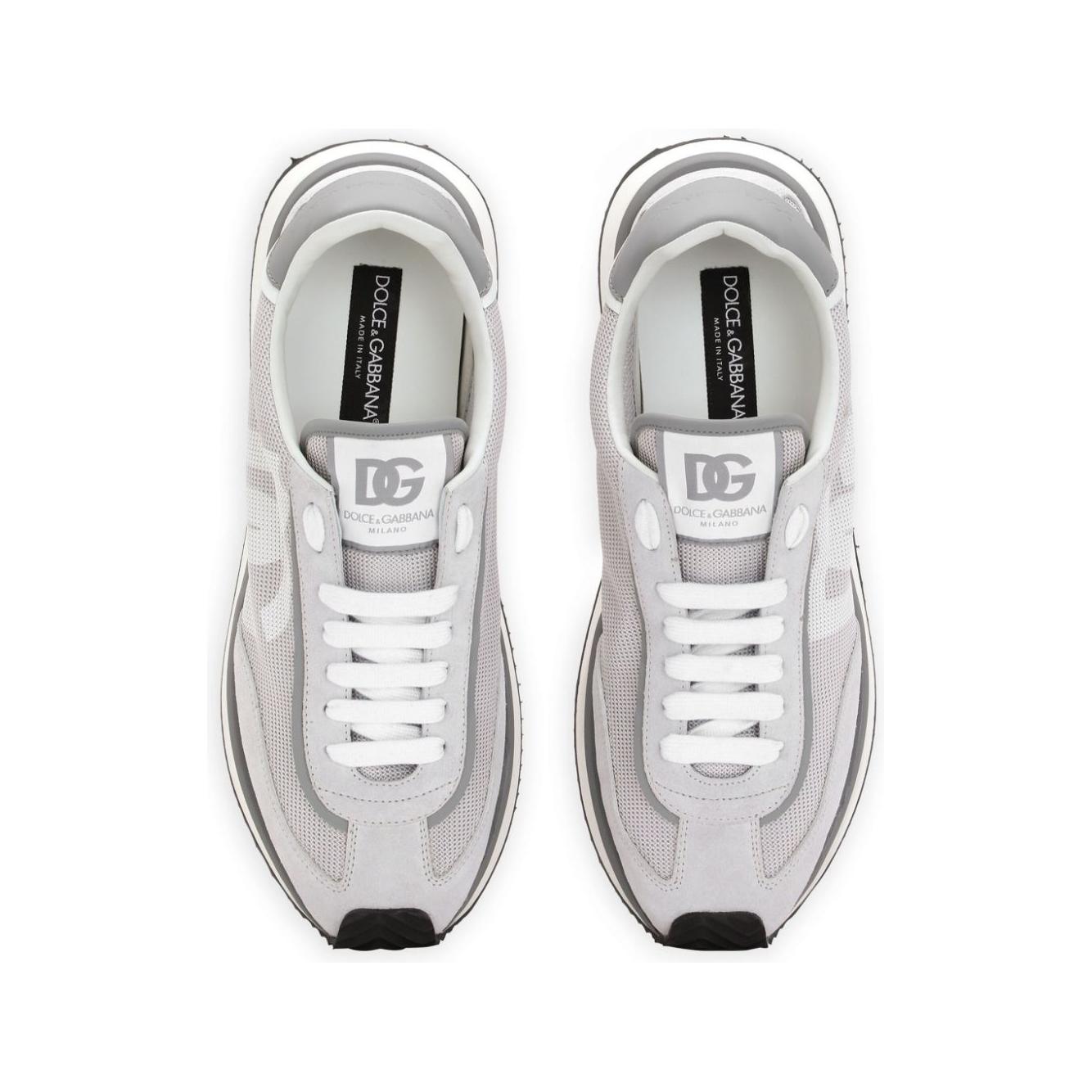 Dolce & Gabbana DG cushion sneakers in mixed materials Sneakers Dolce & Gabbana Light Gray
