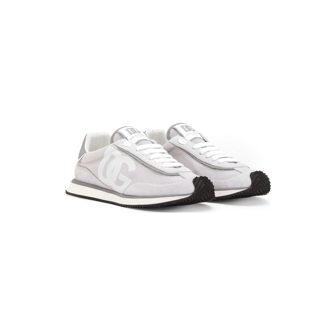 Dolce & Gabbana DG cushion sneakers in mixed materials Sneakers Dolce & Gabbana Light Gray