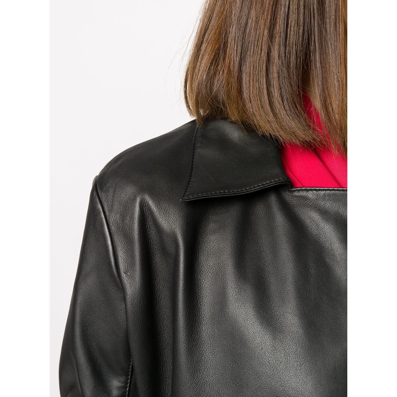 Emporio Armani zipped biker jacket Jackets Emporio Armani Dark Slate Gray