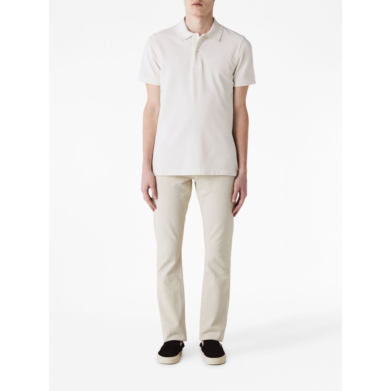 Tom Ford T-shirts and Polos Beige Topwear Tom Ford White Smoke
