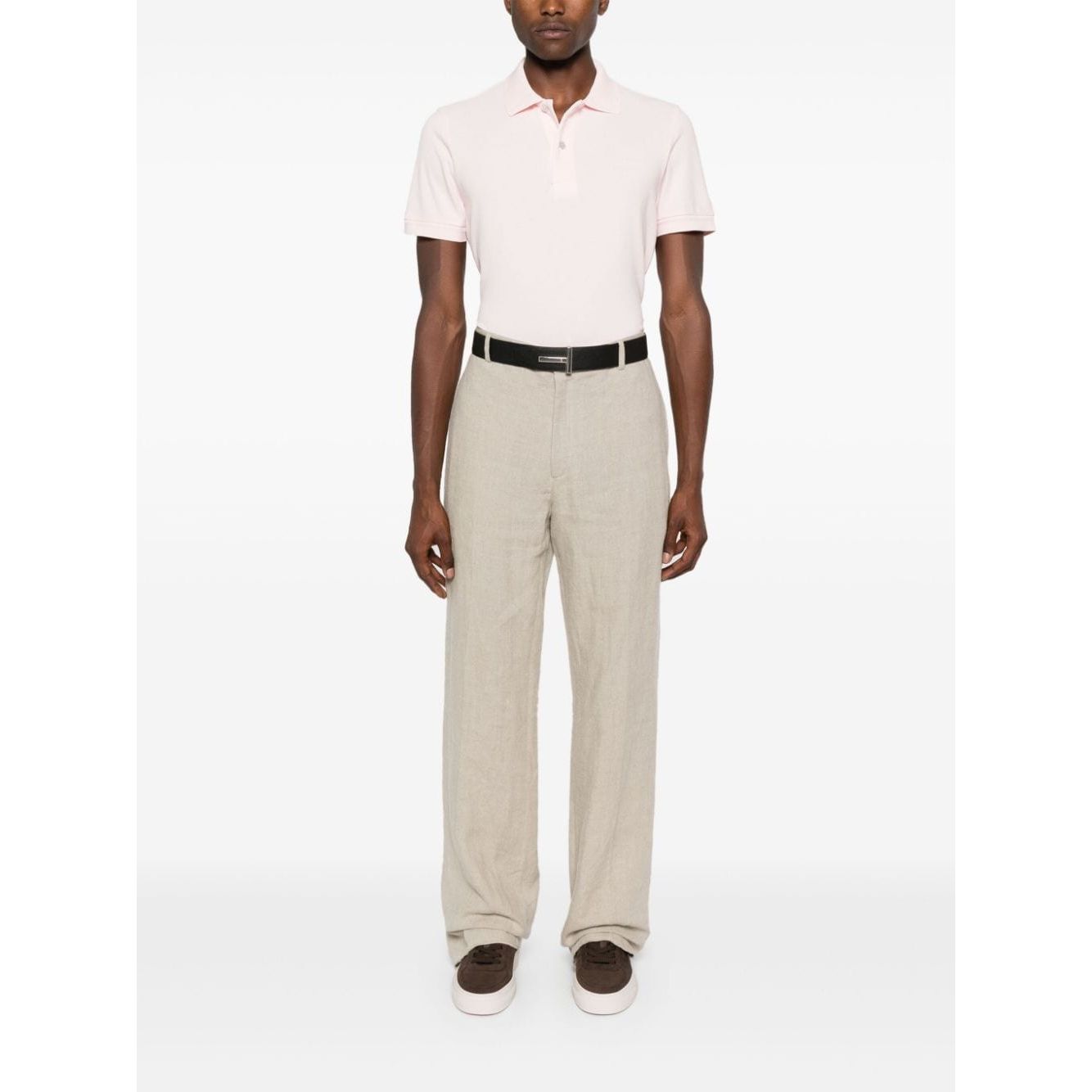 Tom Ford T-shirts and Polos Powder Topwear Tom Ford White Smoke