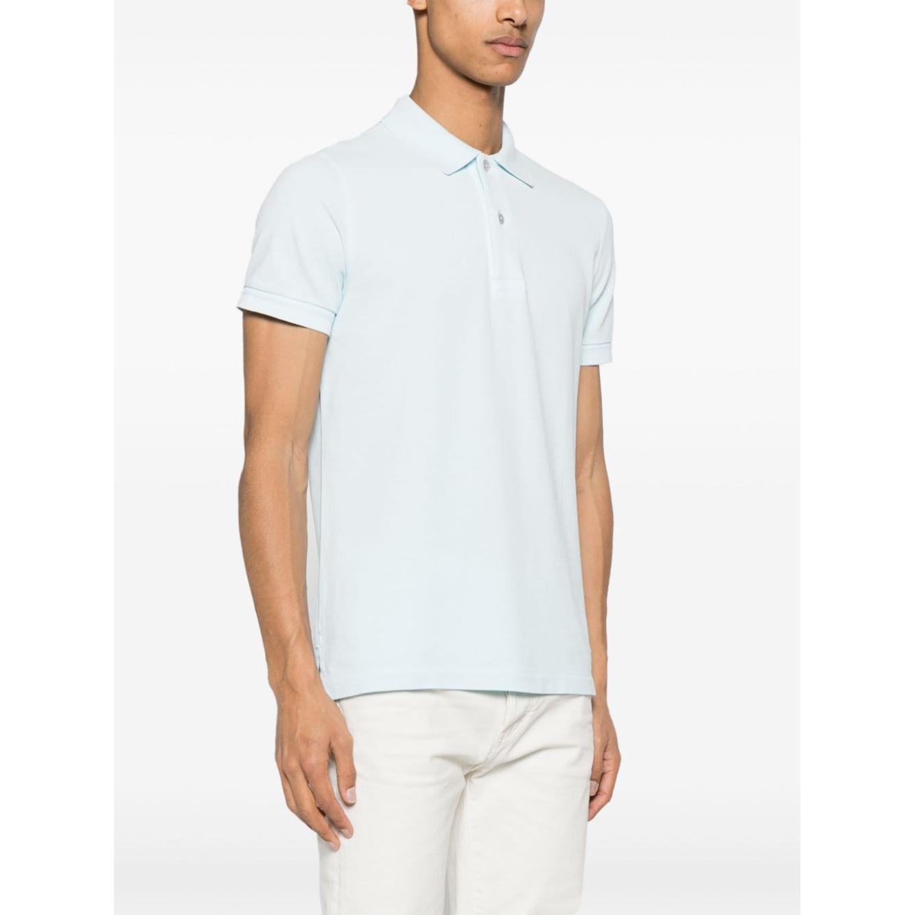 Tom Ford T-shirts and Polos Clear Blue Topwear Tom Ford White Smoke