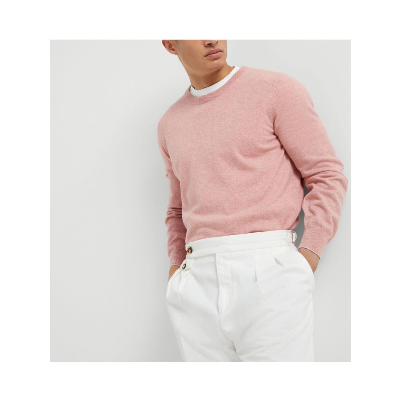 Brunello Cucinelli Sweaters Pink Topwear Brunello Cucinelli Light Gray