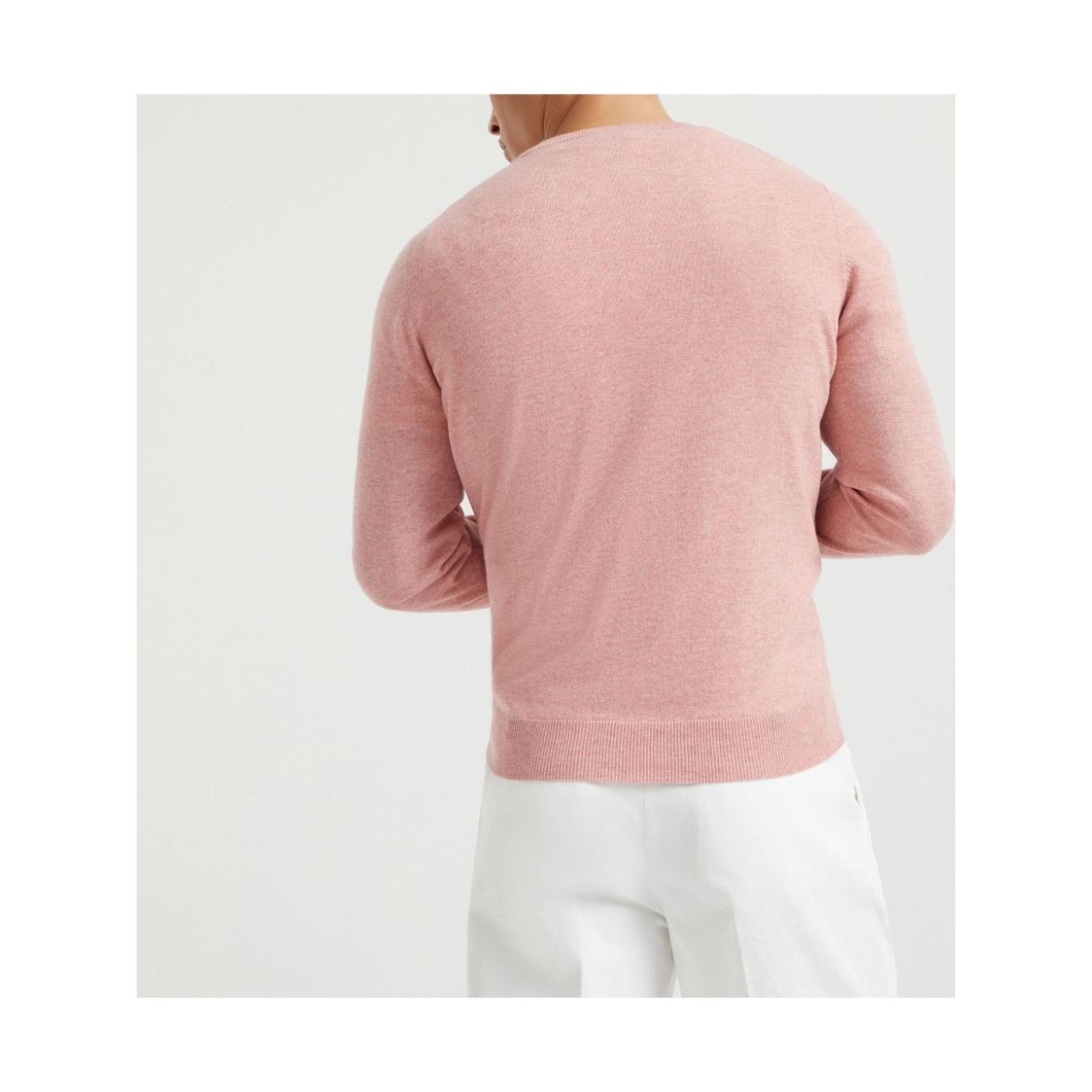 Brunello Cucinelli Sweaters Pink Topwear Brunello Cucinelli Light Gray
