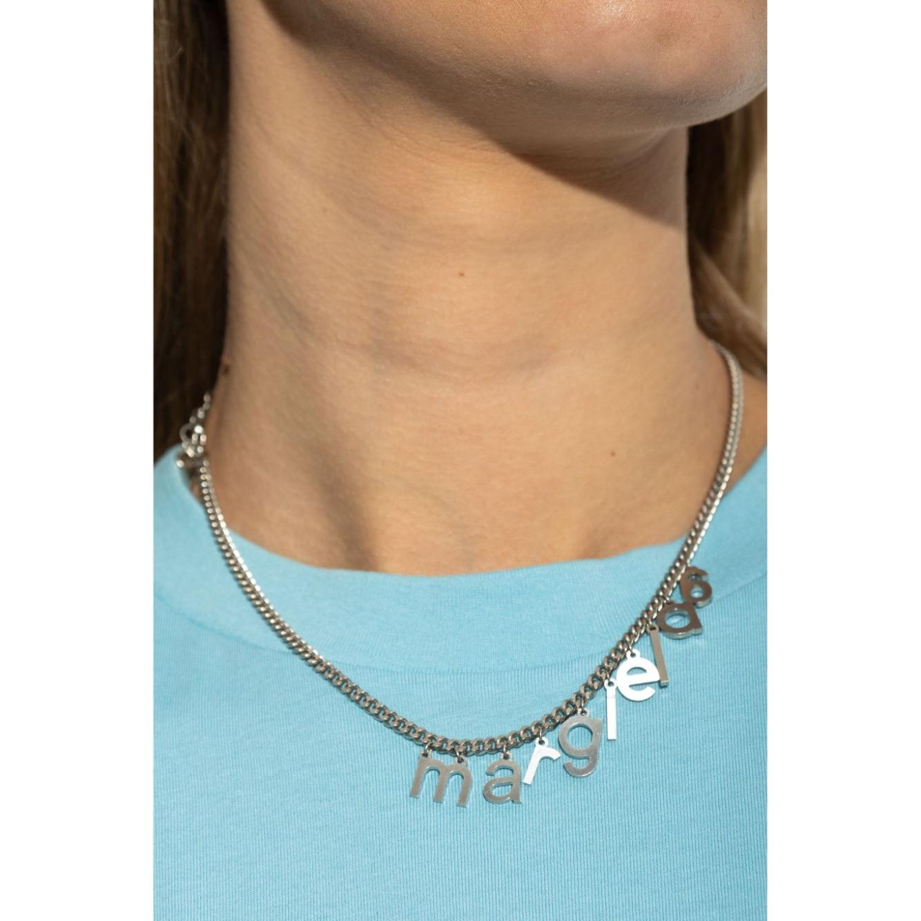 MM6 Maison Margiela Bijoux Silver Jewellery MM6 Maison Margiela Rosy Brown