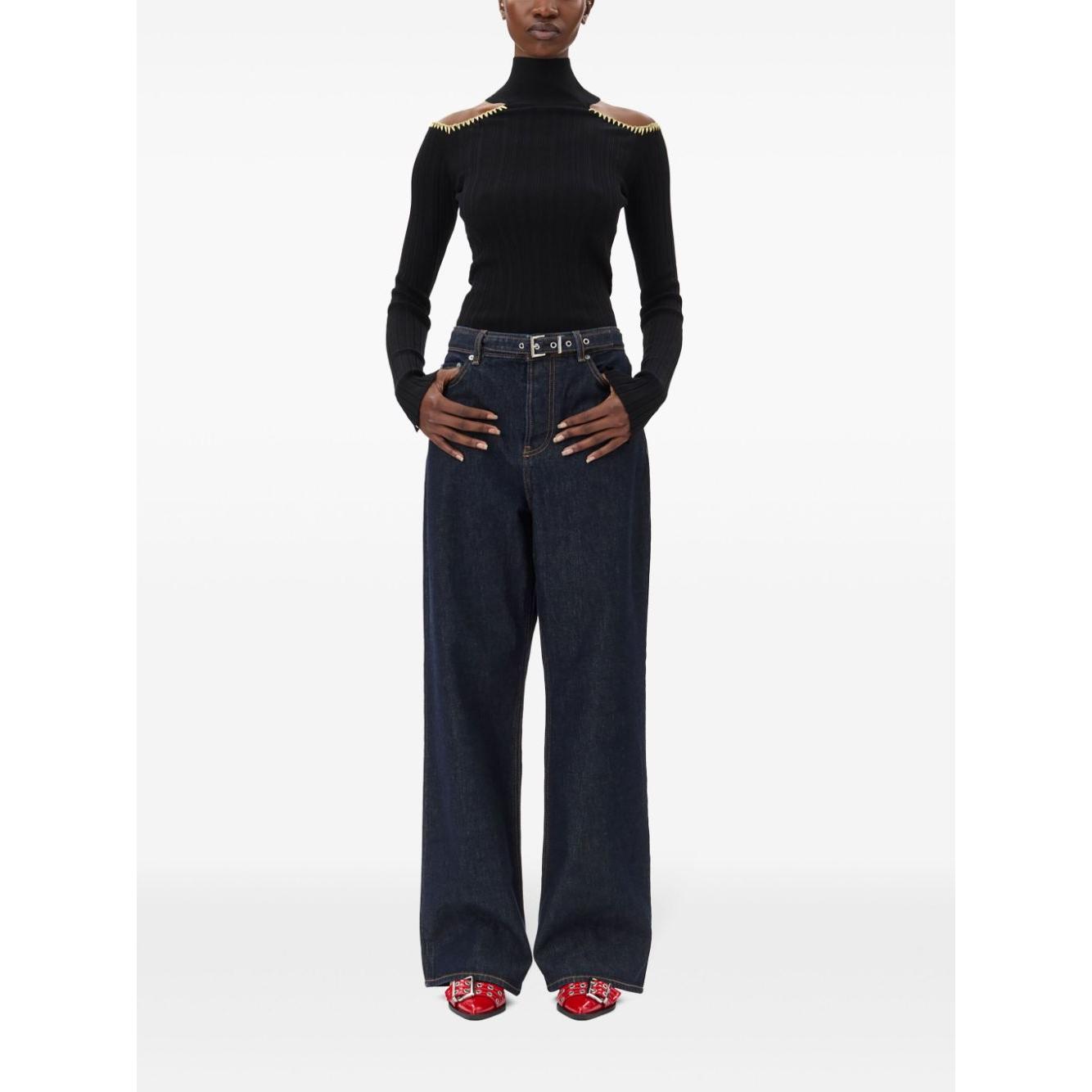 GANNI Jeans Blue Jeans Ganni Black