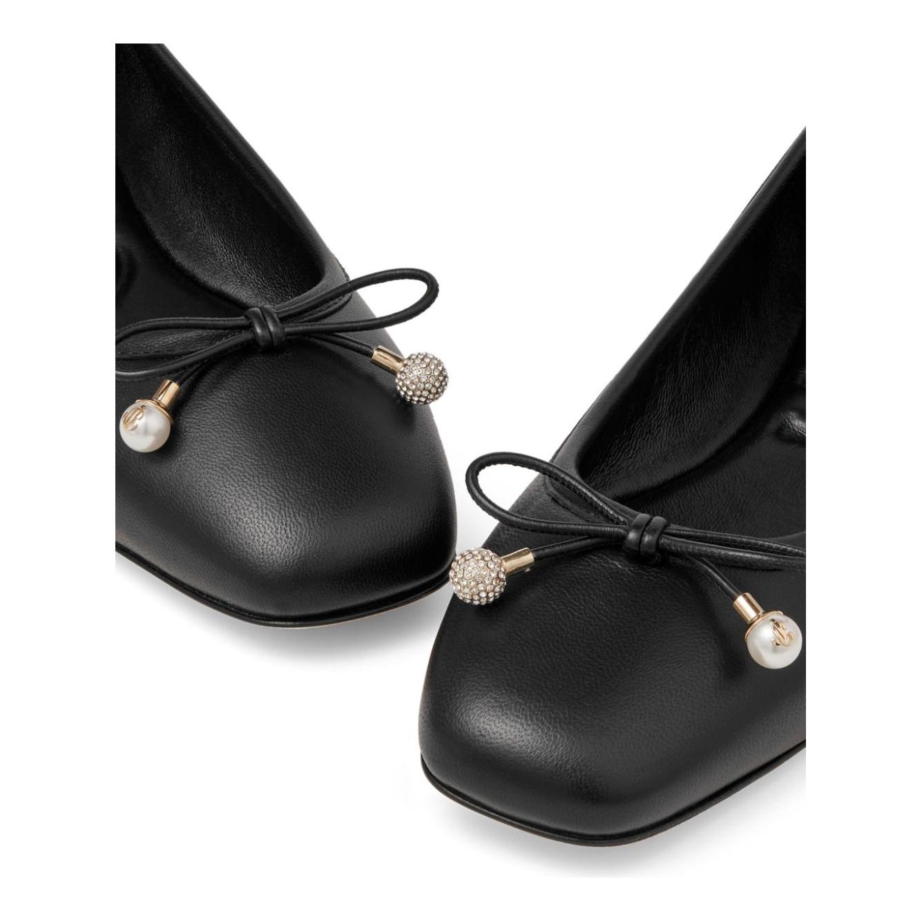 Jimmy Choo Elme Flat with Pearl embellishment Flat Shoes Jimmy Choo Dark Slate Gray