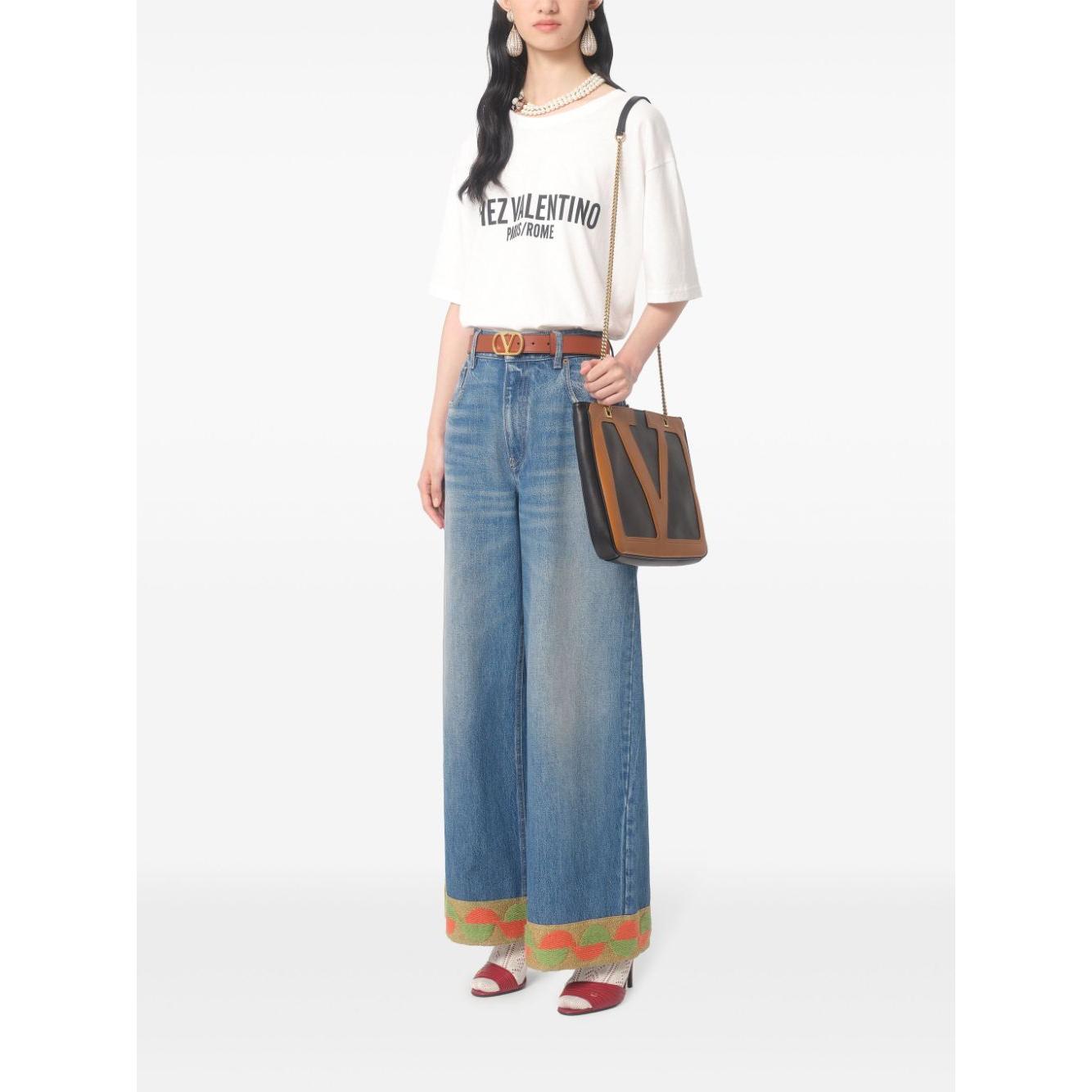 Valentino T-shirts and Polos White Topwear Valentino White Smoke