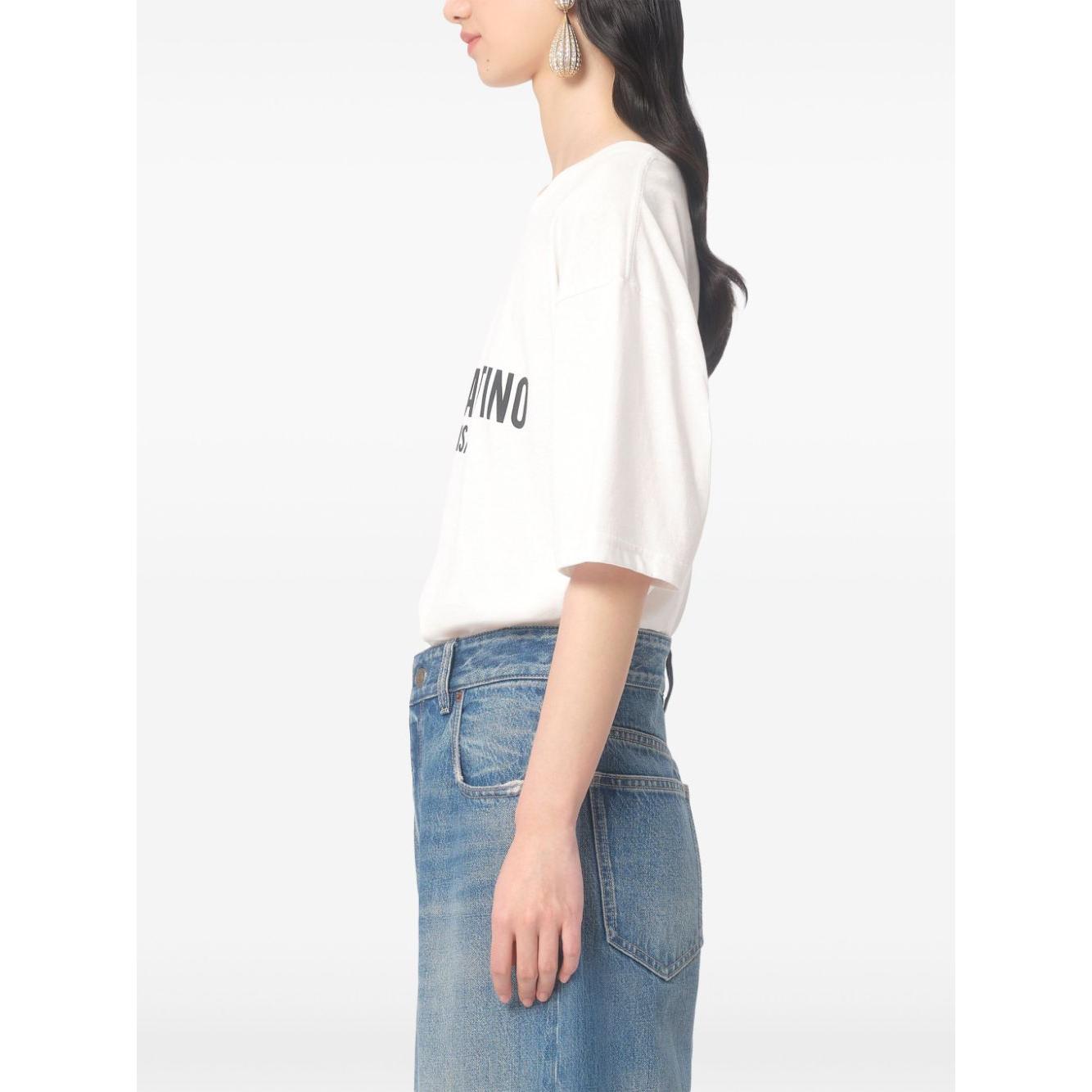 Valentino T-shirts and Polos White Topwear Valentino White Smoke
