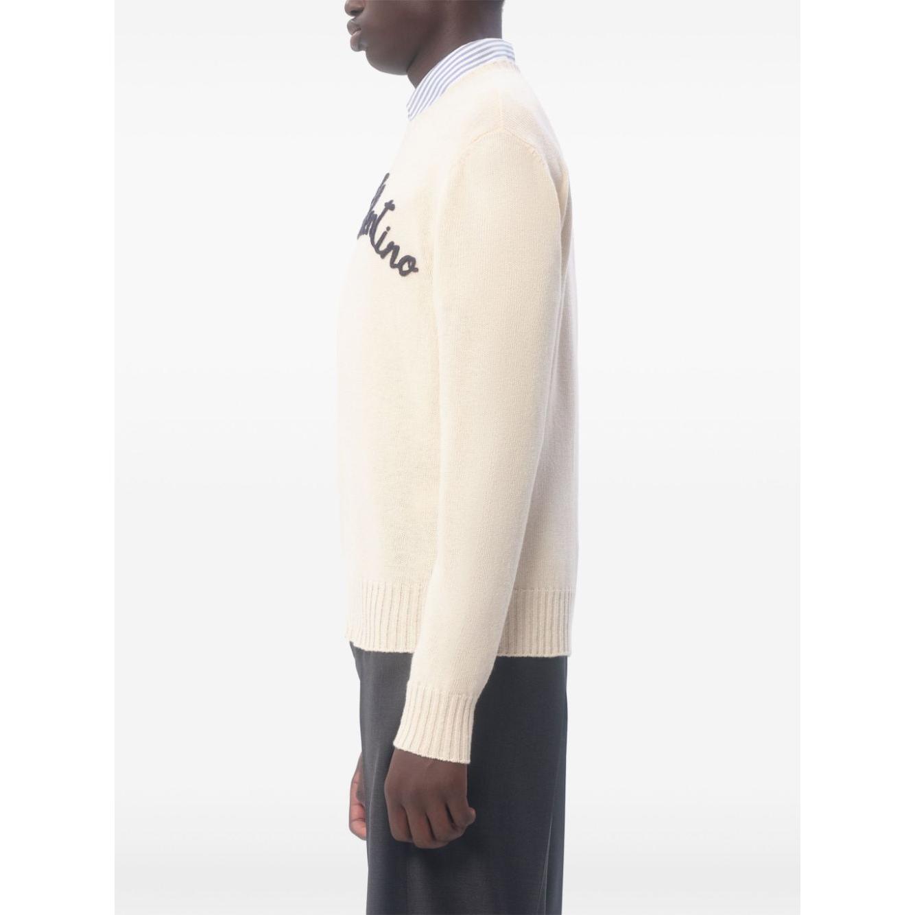 Valentino Sweaters White Topwear Valentino White Smoke