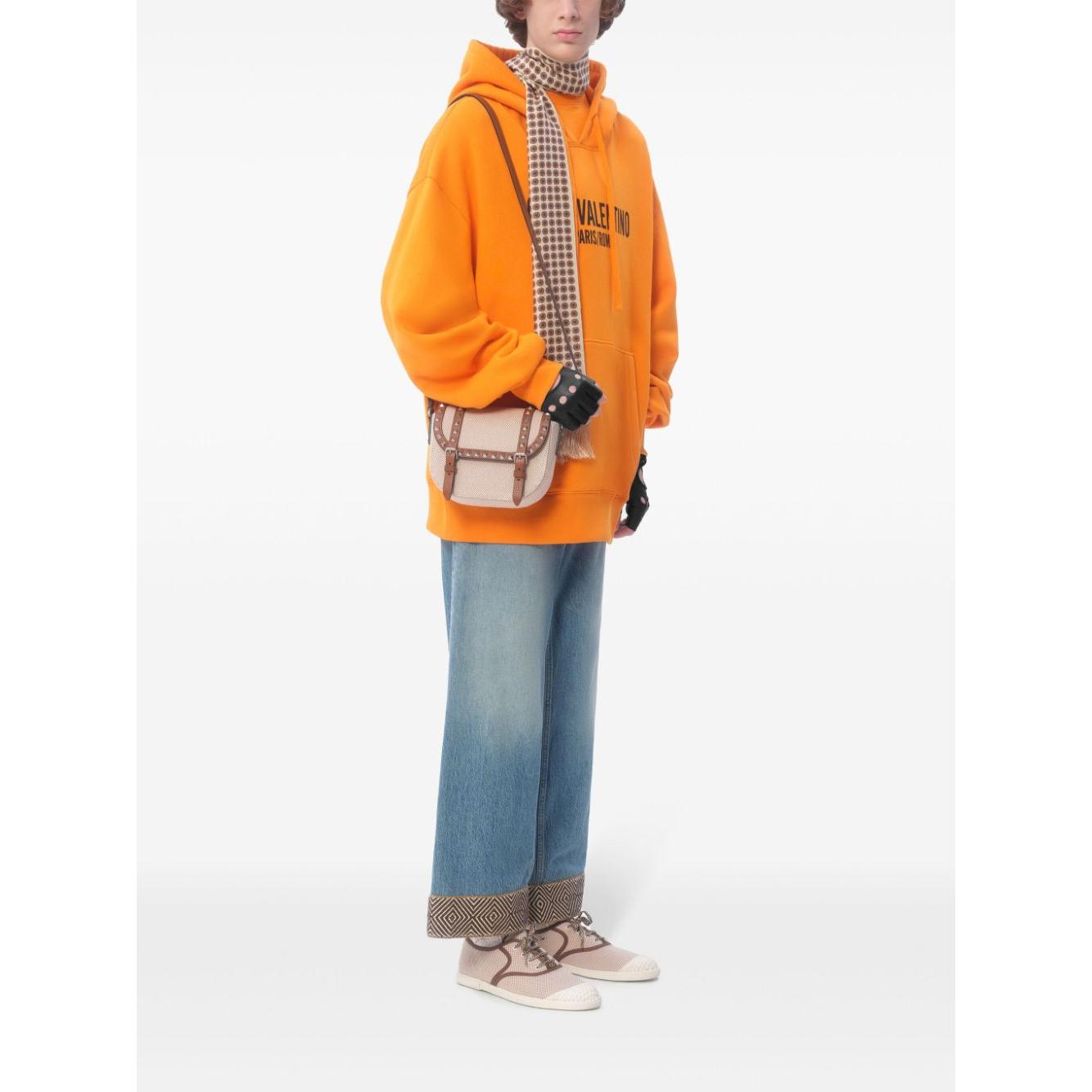 Valentino Sweaters Orange Topwear Valentino White Smoke