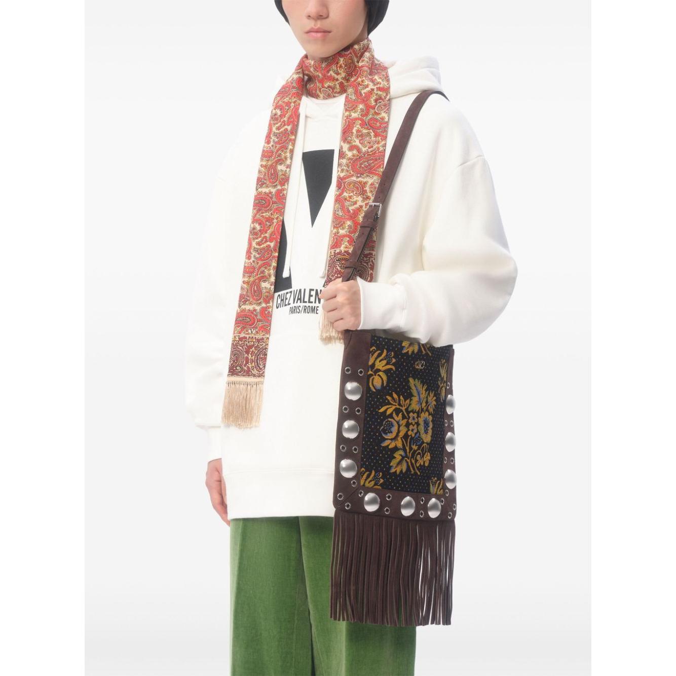 Valentino Sweaters Ivory Topwear Valentino Dark Olive Green