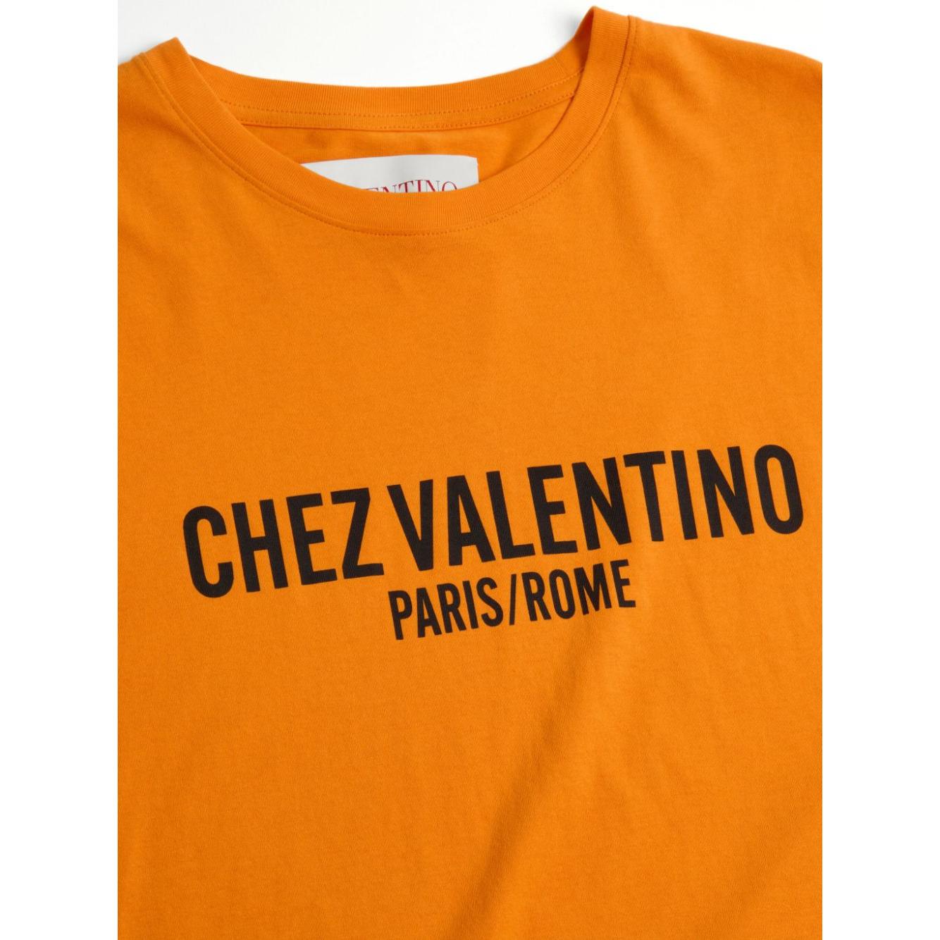 Valentino T-shirts and Polos Orange Topwear Valentino Dark Orange