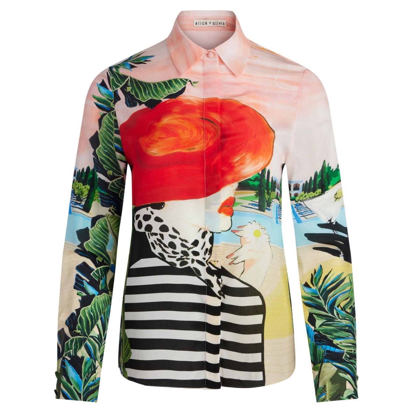 Alice + Olivia Top MultiColour