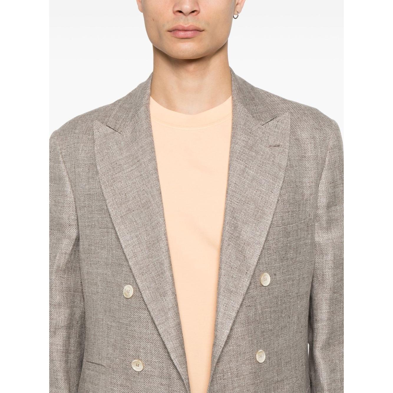 Brunello Cucinelli Jackets Brown Jackets Brunello Cucinelli Dark Gray