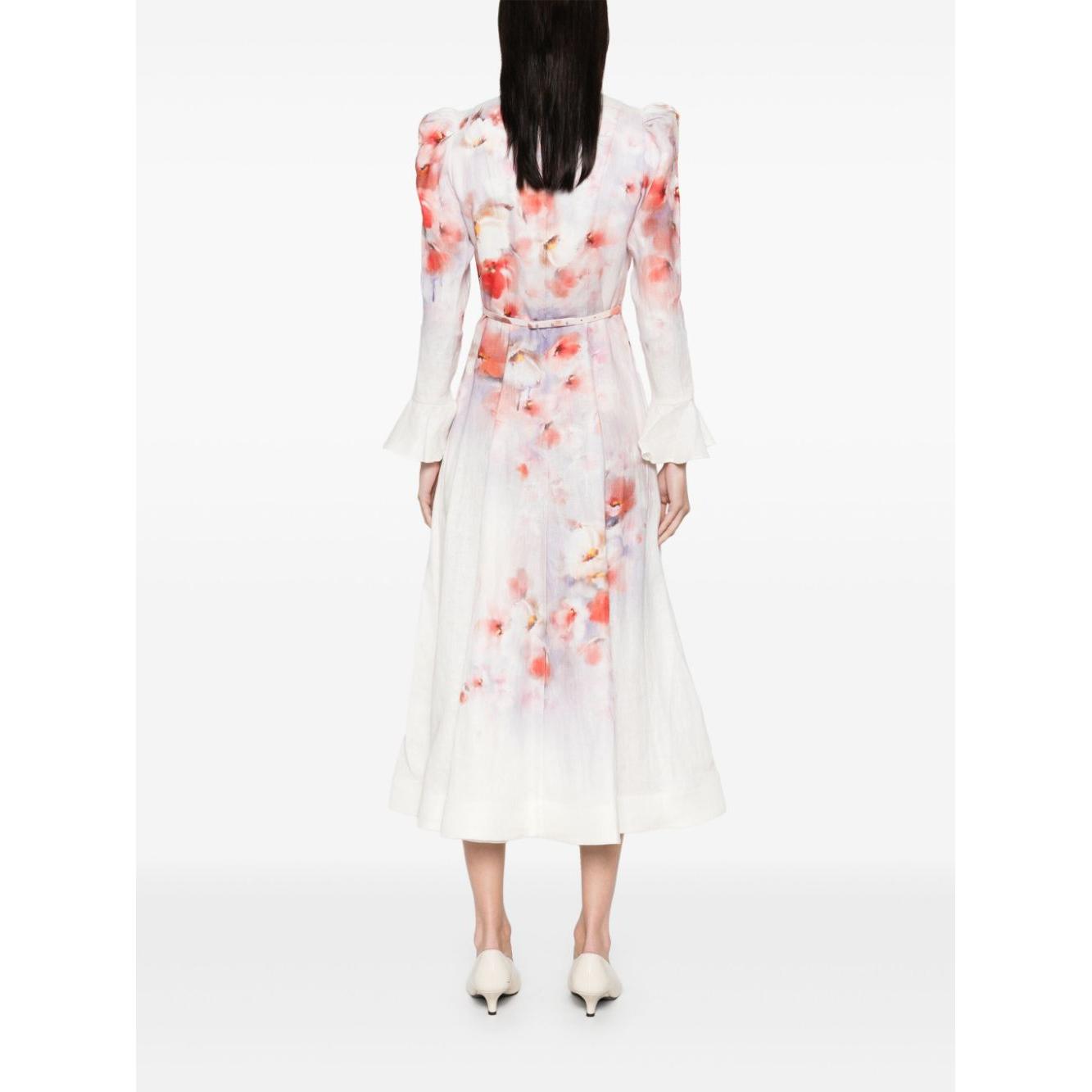 Zimmermann Dresses Red Dresses Zimmermann White Smoke