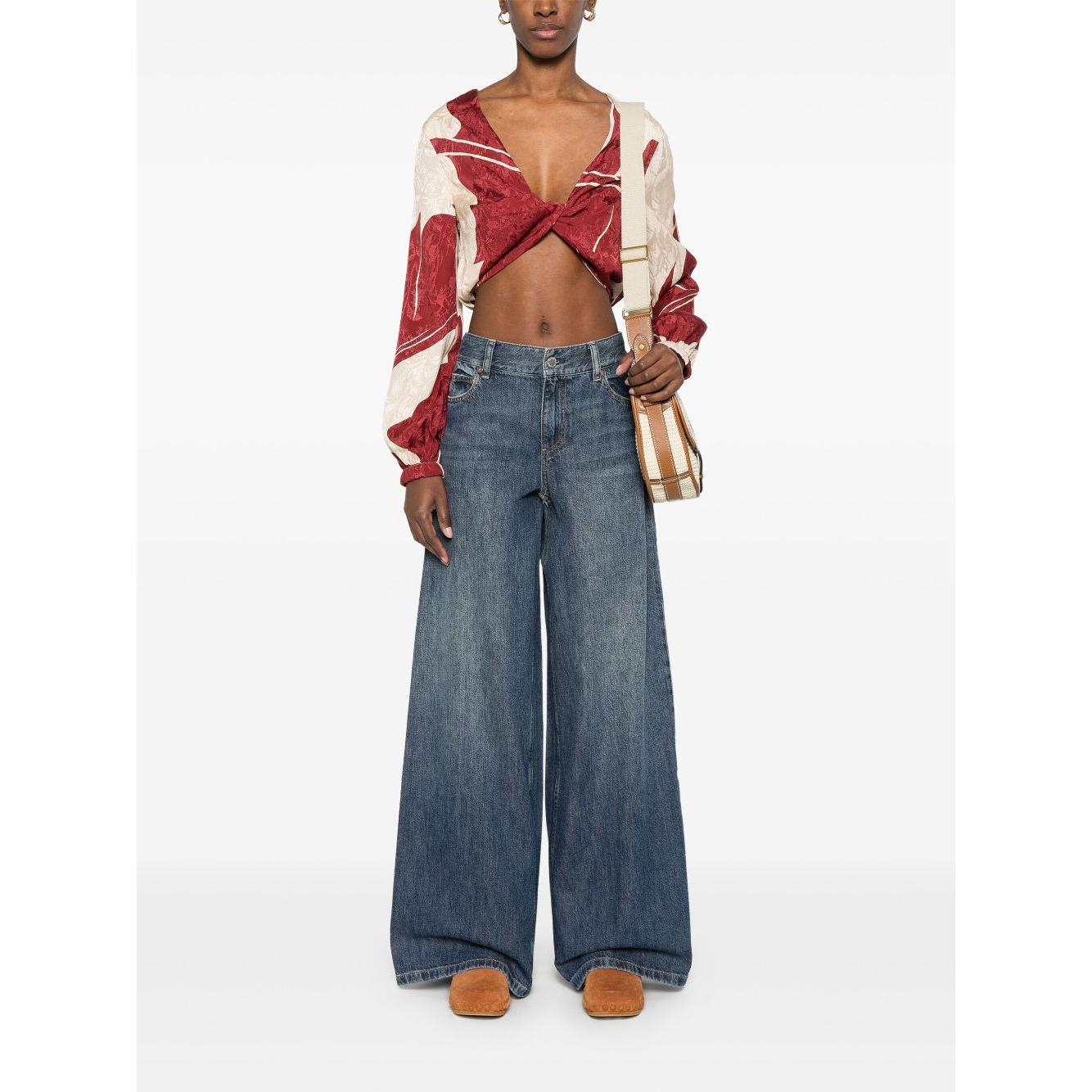 Alice + Olivia Jeans Blue Jeans Alice + Olivia Dark Slate Gray
