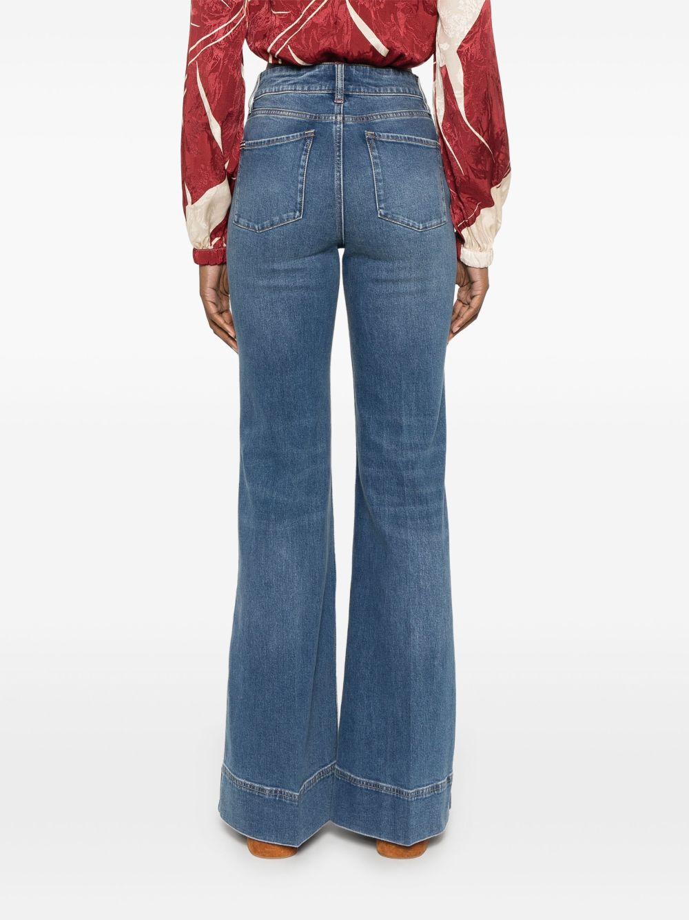Alice + Olivia Jeans Blue Jeans Alice + Olivia White Smoke