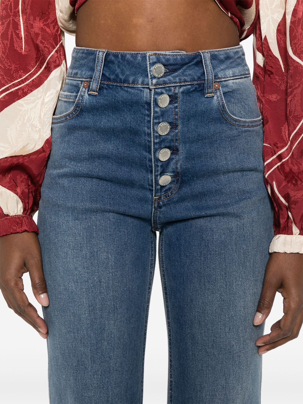 Alice + Olivia Jeans Blue Jeans Alice + Olivia Dark Slate Gray