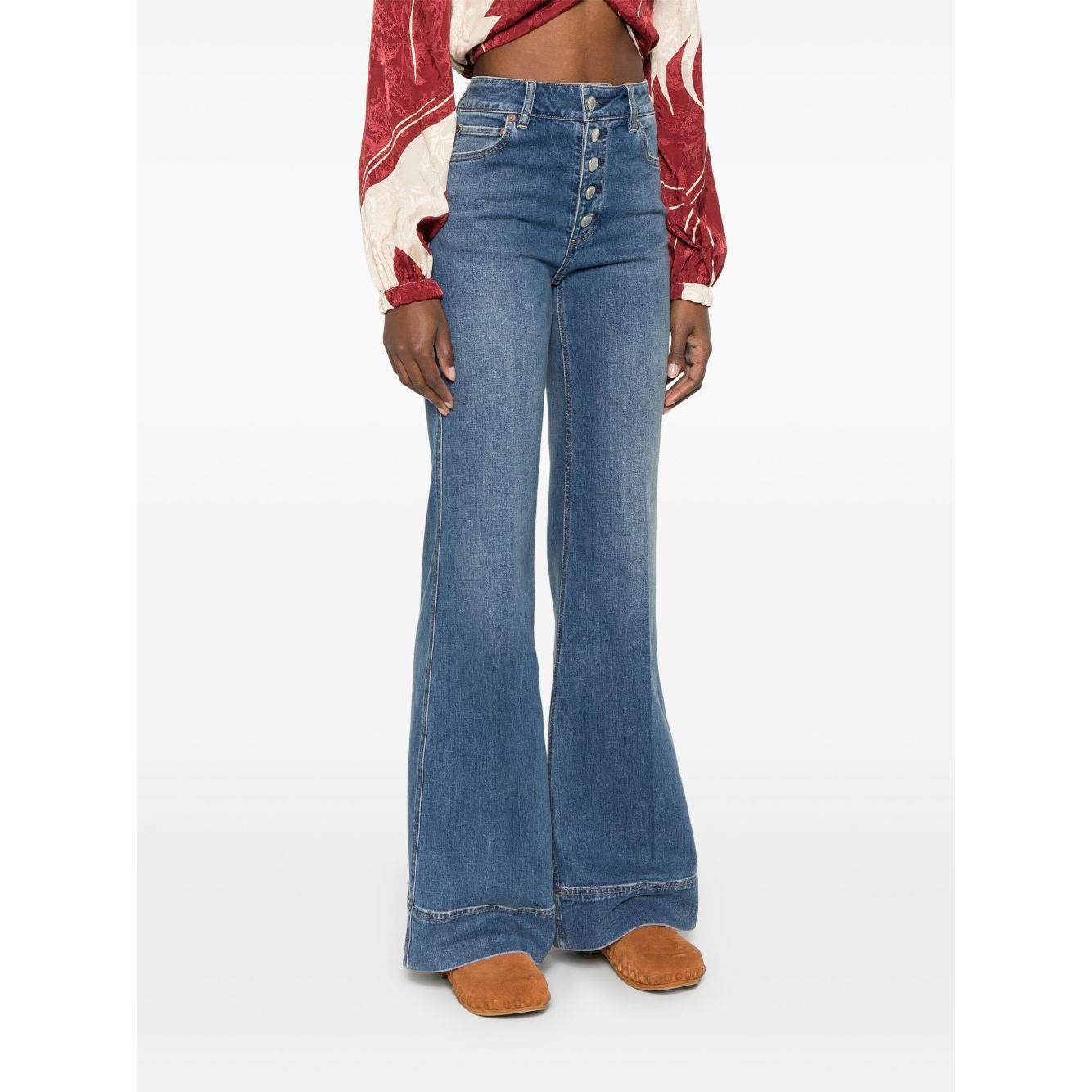 Alice + Olivia Jeans Blue Jeans Alice + Olivia Dim Gray