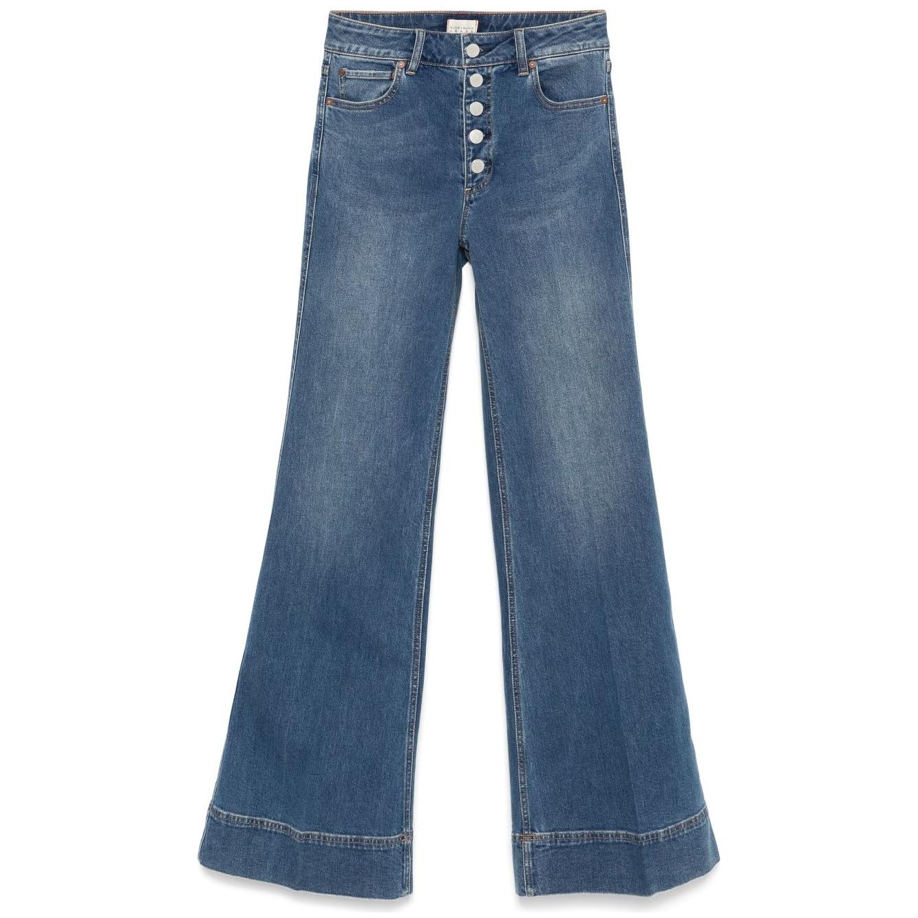 Alice + Olivia Jeans Blue Jeans Alice + Olivia Dark Slate Blue