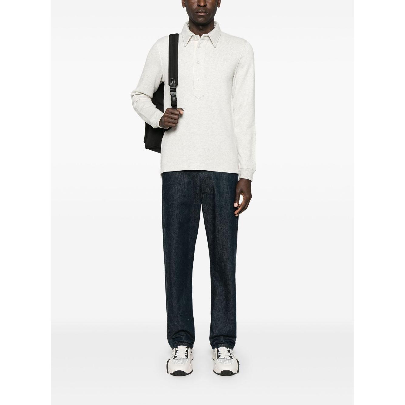 Tom Ford T-shirts and Polos Light Grey Topwear Tom Ford White Smoke