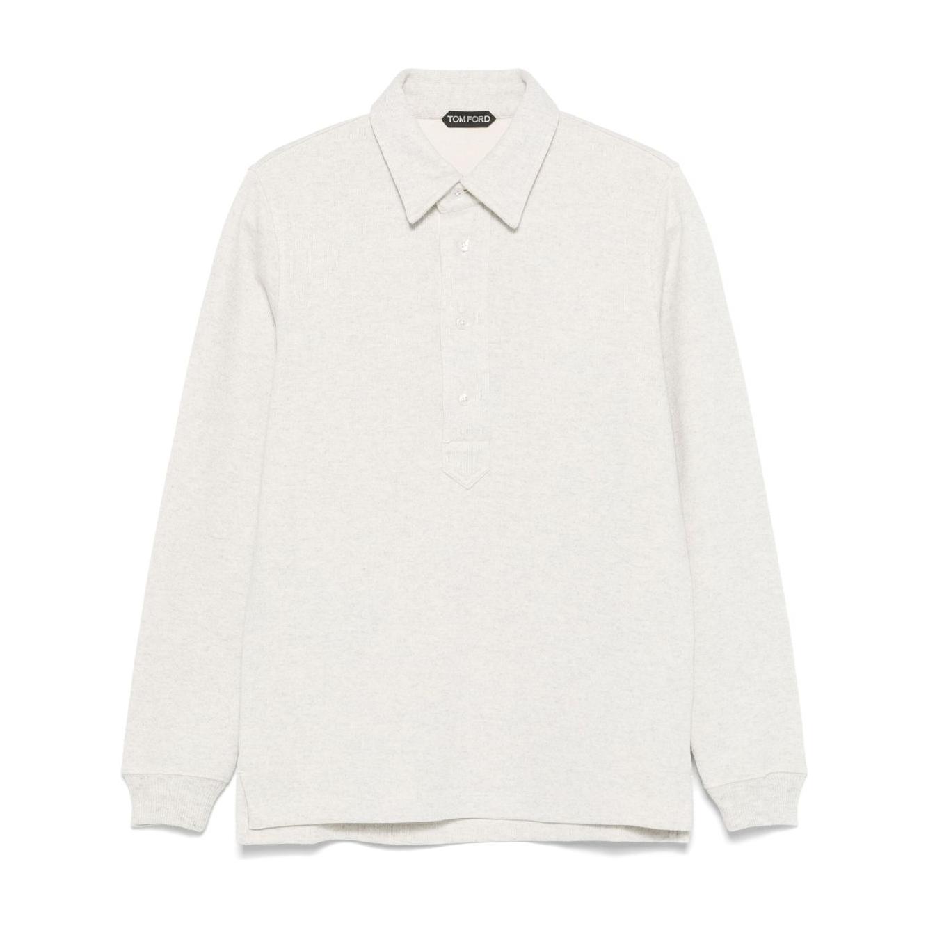 Tom Ford T-shirts and Polos Light Grey Topwear Tom Ford Beige
