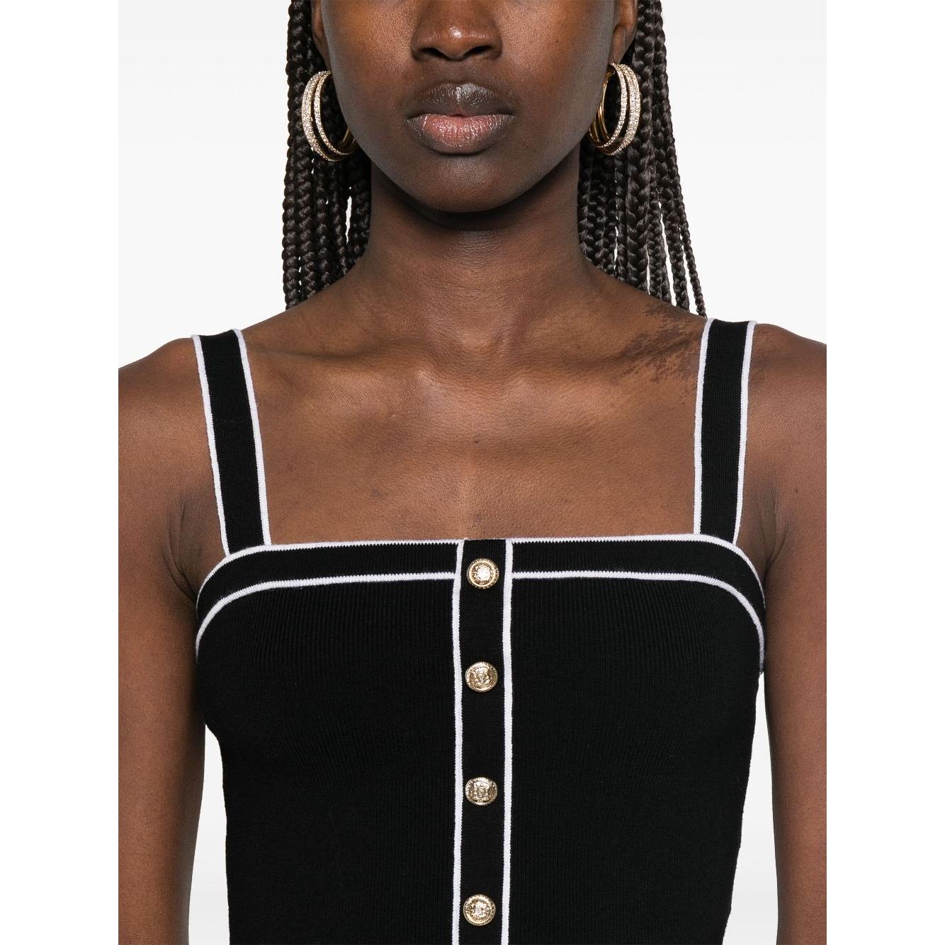 Alice + Olivia Top Black Topwear Alice + Olivia Black