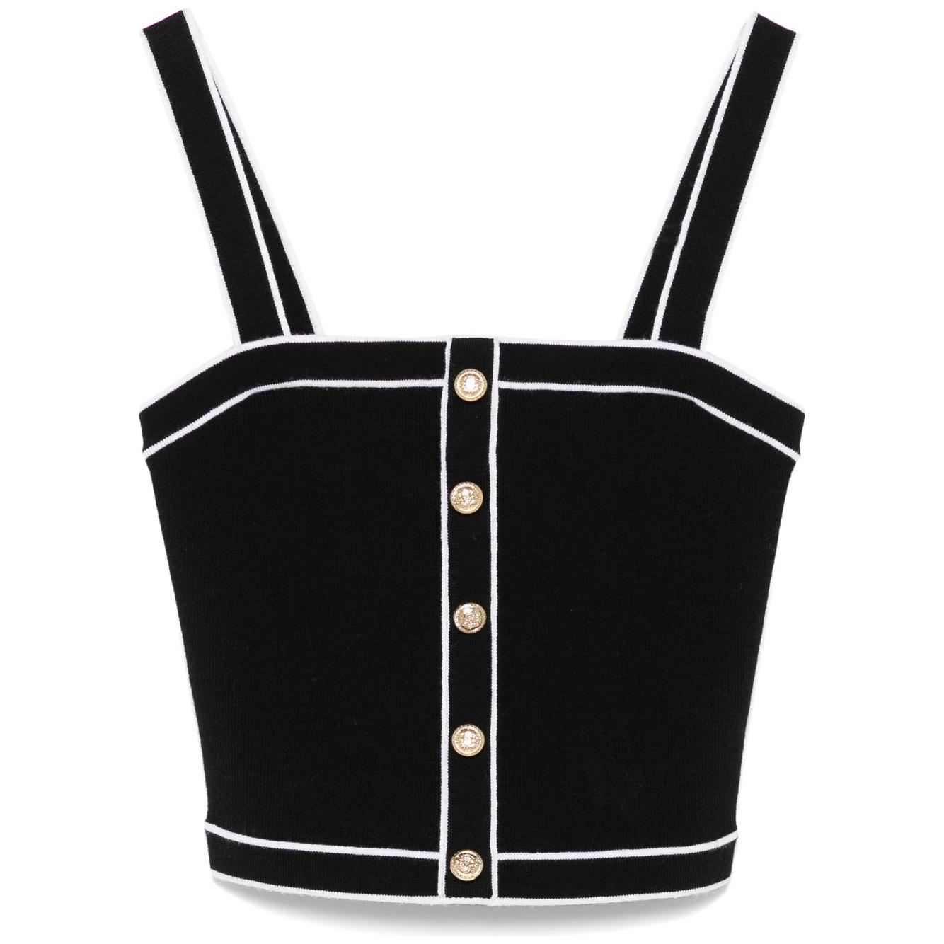 Alice + Olivia Top Black Topwear Alice + Olivia Black