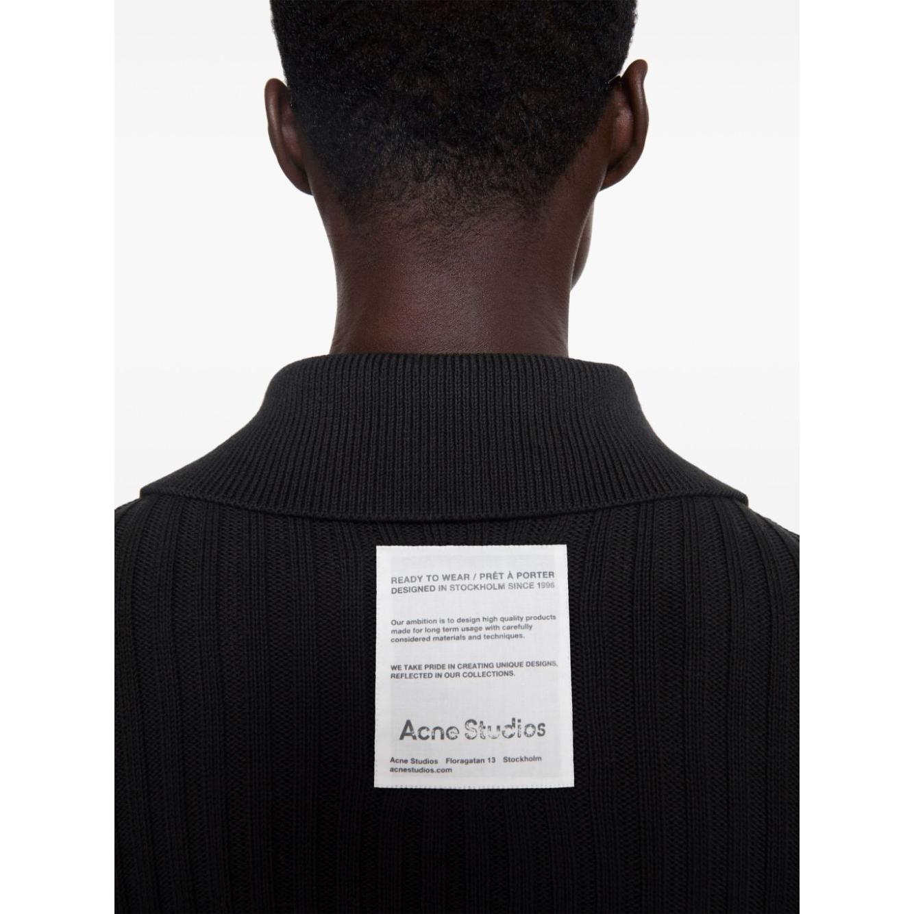 Acne Studios Zipped cardigan Topwear Acne Studios Black