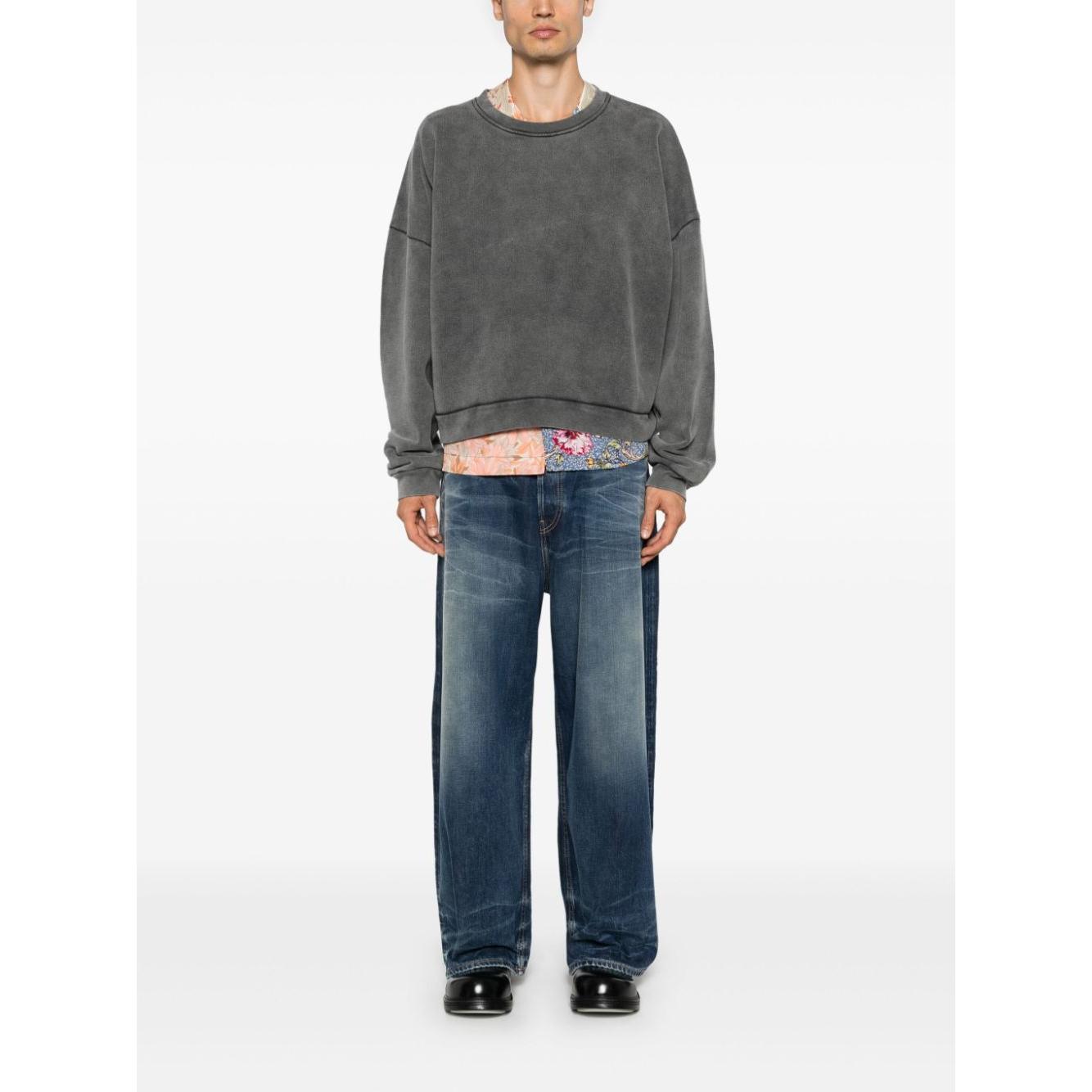 Acne Studios logo label sweatshirt Topwear Acne Studios Dark Slate Gray