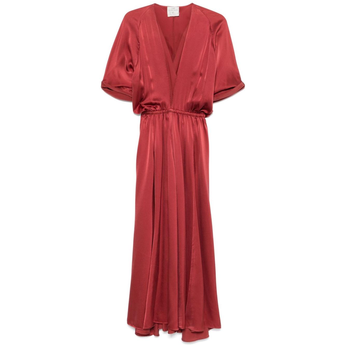 Forte Forte silk long dress Dresses Forte Forte Brown