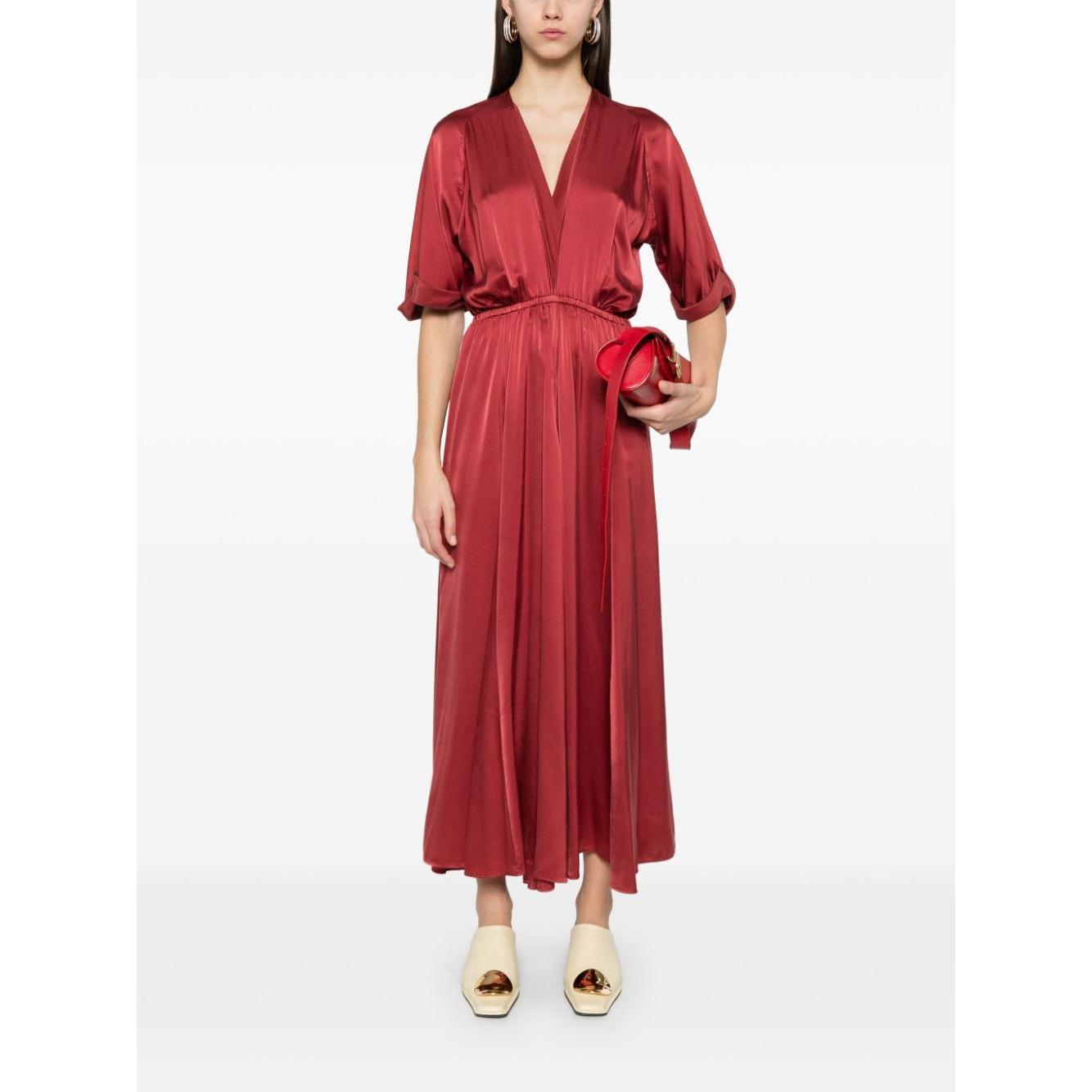 Forte Forte silk long dress Dresses Forte Forte White Smoke