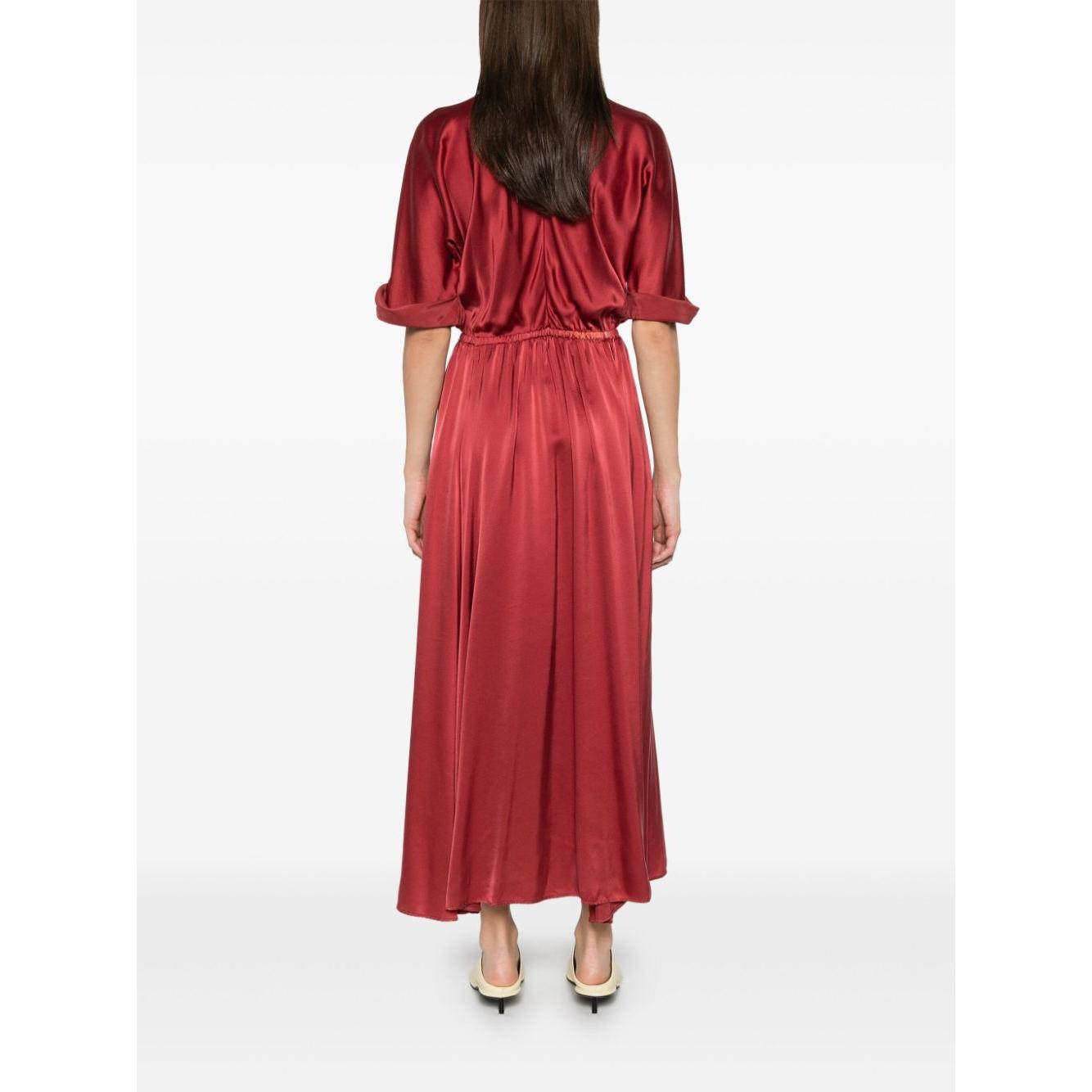 Forte Forte silk long dress Dresses Forte Forte White Smoke