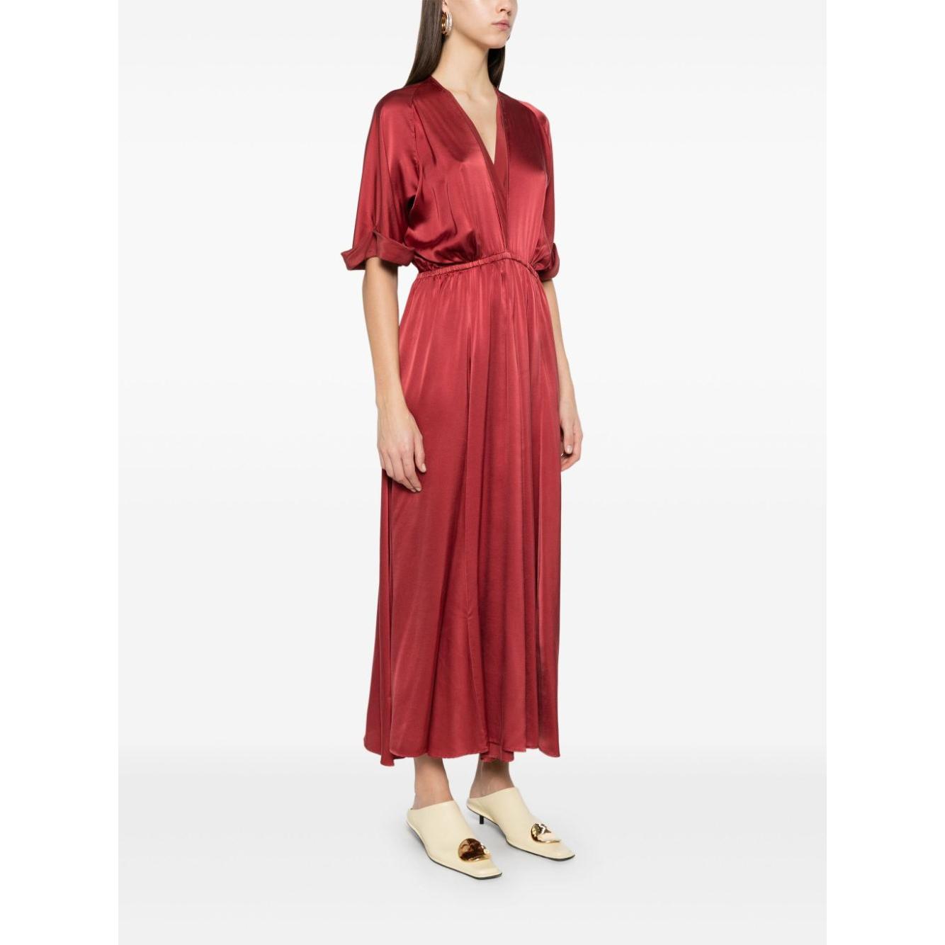 Forte Forte silk long dress Dresses Forte Forte White Smoke