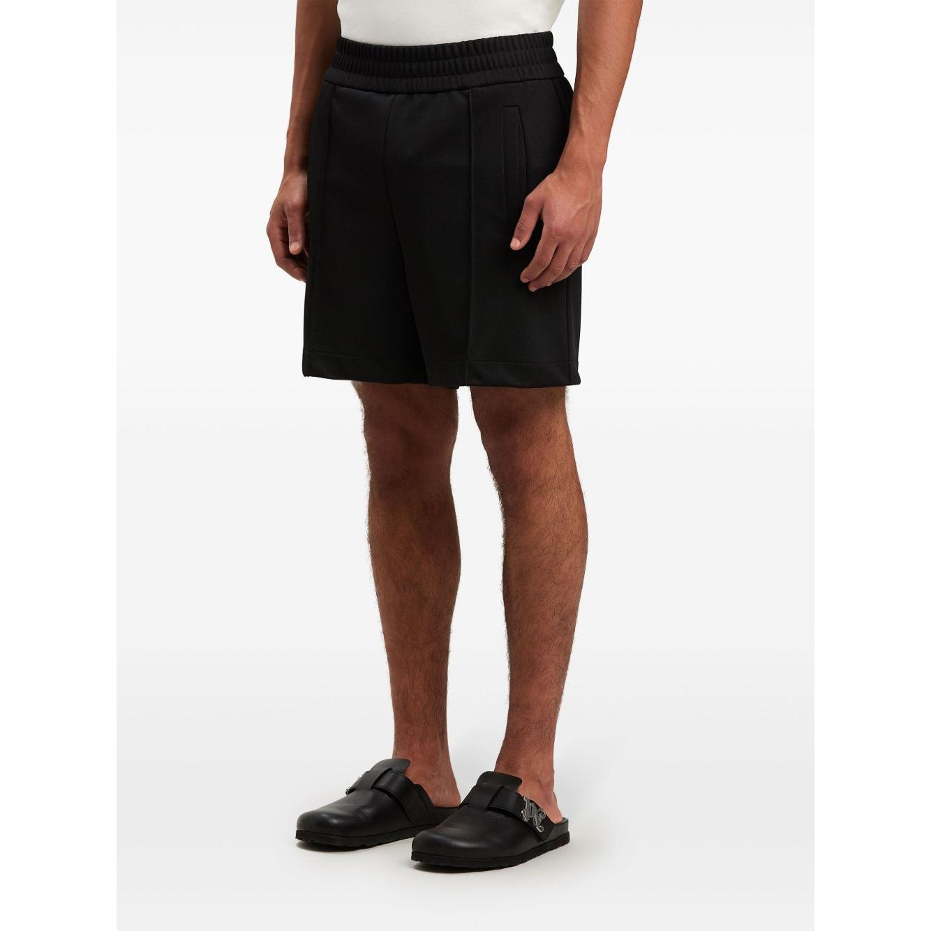 Palm Angels curved logo track shorts Short trousers Palm Angels White Smoke