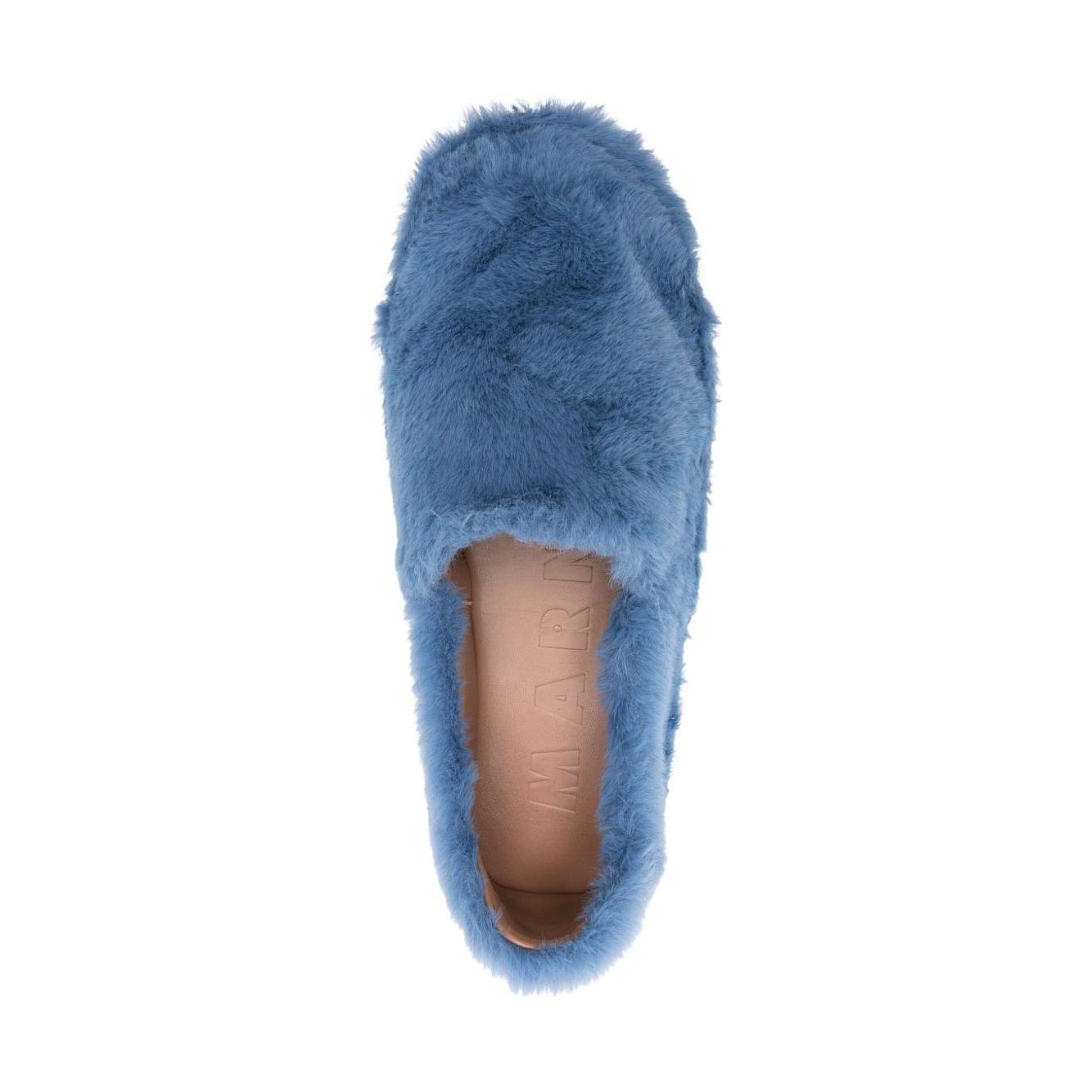Marni Flat shoes Blue Moccasins Marni Slate Gray